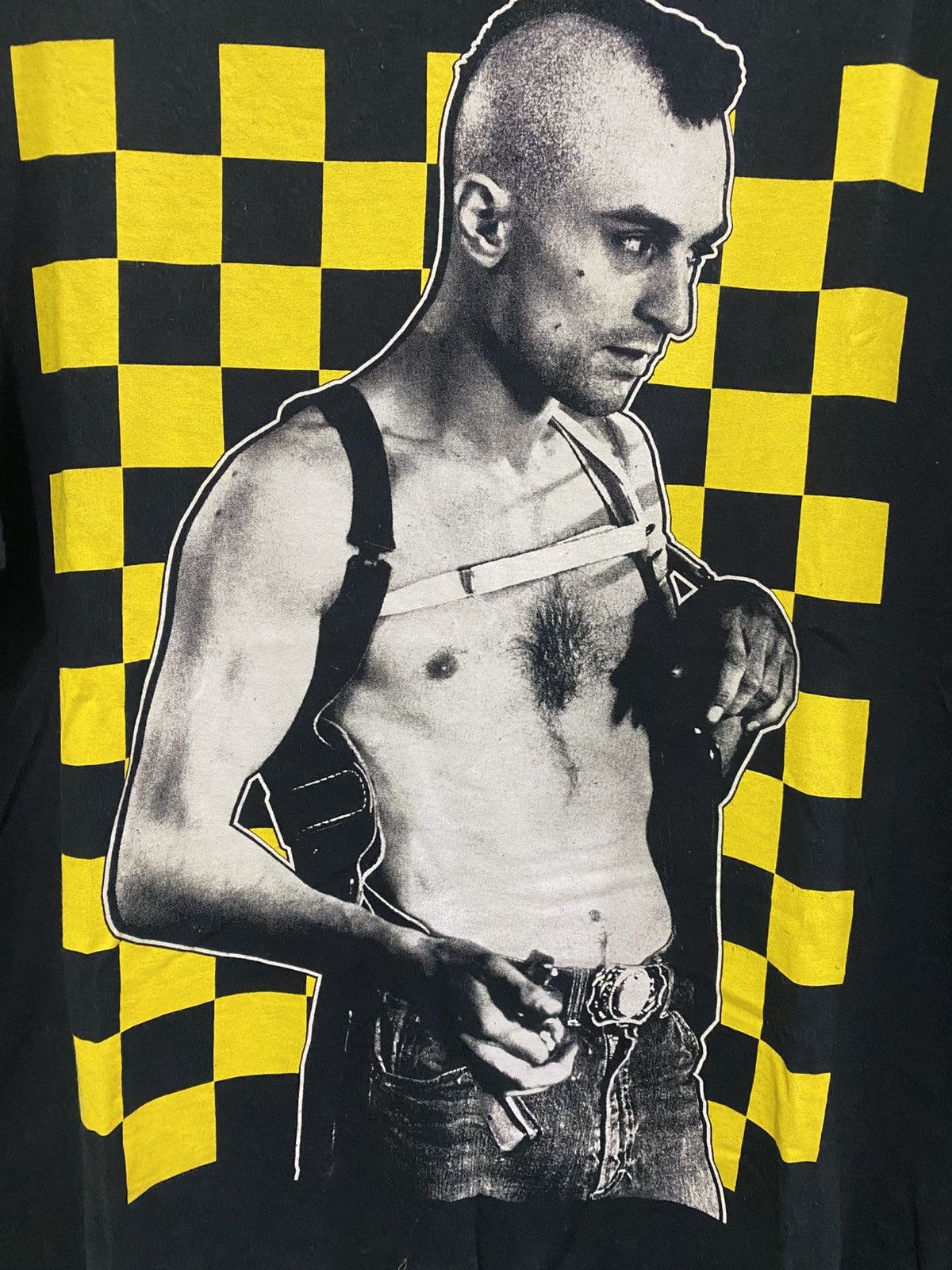 Vintage TAXI DRIVER MOVIE ROBERT DE NIRO RARE BIG PRINT Y2K Size US XL / EU 56 / 4 - 1 Thumbnail