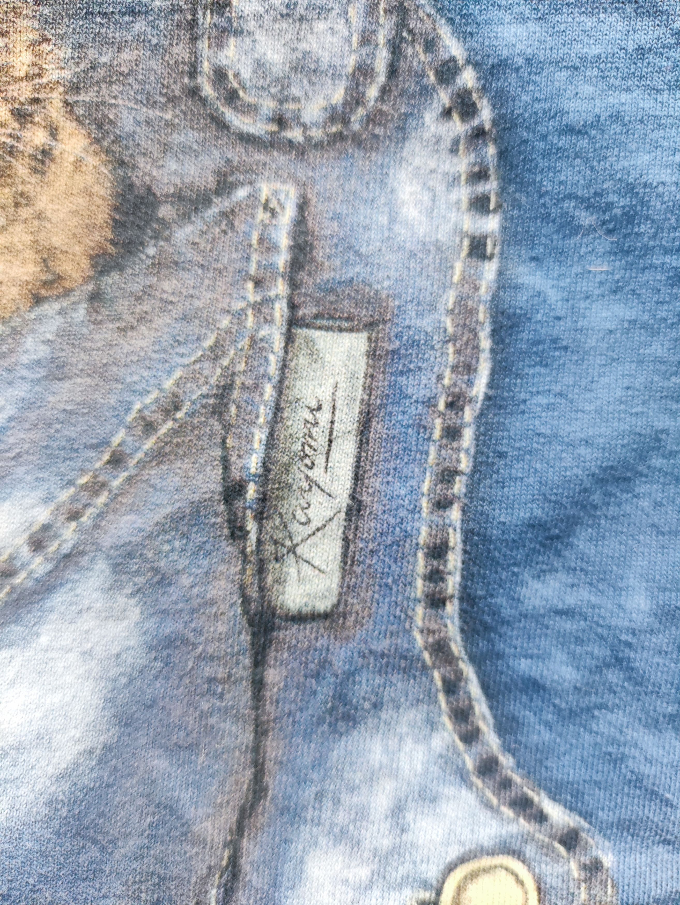 The Mountain Baby Tiger in pocket Tir Die Graphic Vintage t-shirt Size XS / US 0-2 / IT 36-38 - 6 Thumbnail