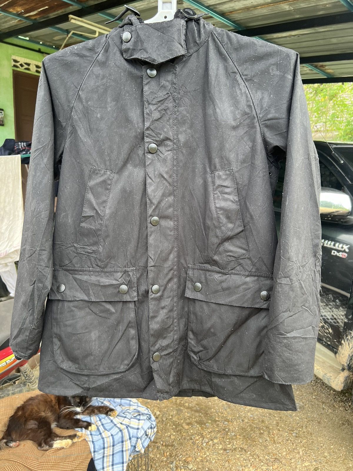 Barbour Vintage Rare Barbour Bulgaria Waxed Jacket Size US S / EU 44-46 / 1 - 2 Thumbnail