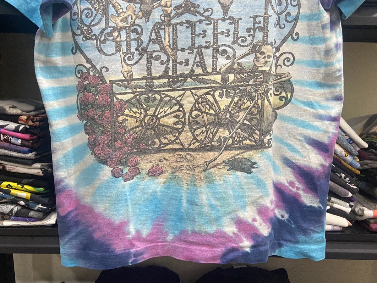 Band Tees × Grateful Dead × Vintage Vintage 1995s Grateful Dead Tie Dye Jerry Garcia tour TSHIRT Size US L / EU 52-54 / 3 - 11 Thumbnail