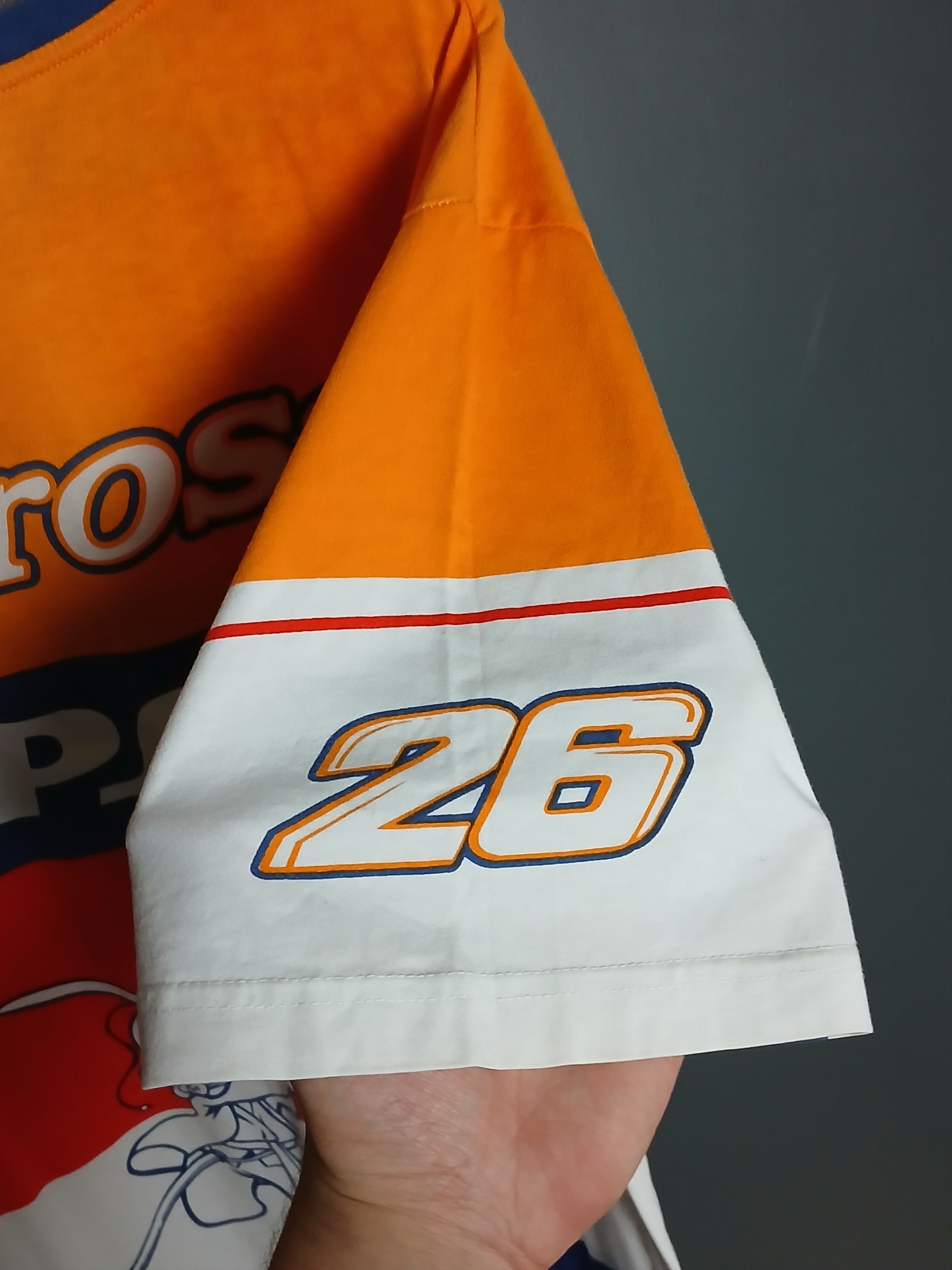 Honda Honda Repsol Dani Pedrosa MotoGP Racing Moto T-Shirt Size US XL / EU 56 / 4 - 6 Thumbnail
