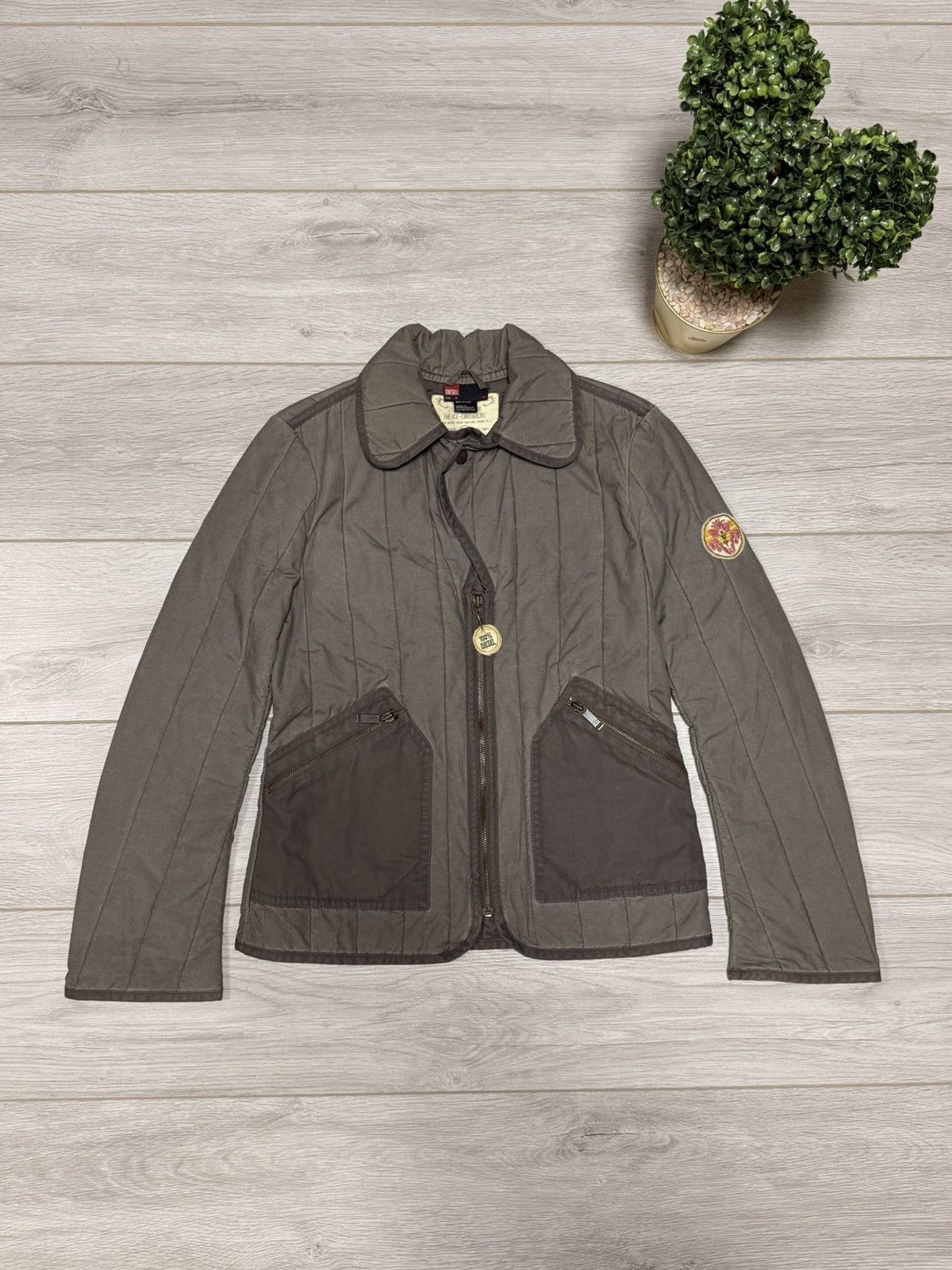 Diesel Diesel padded quilted jacket zip Size M / US 6-8 / IT 42-44 - 4 Thumbnail