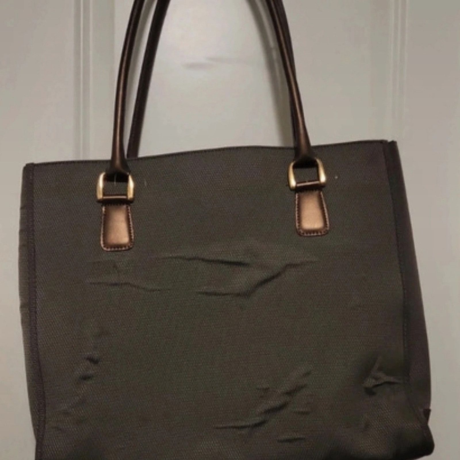 Diane von Furstenberg DVF Diane Von Furstenberg Tote Bag Olive Green and Brown Size ONE SIZE - 13 Thumbnail