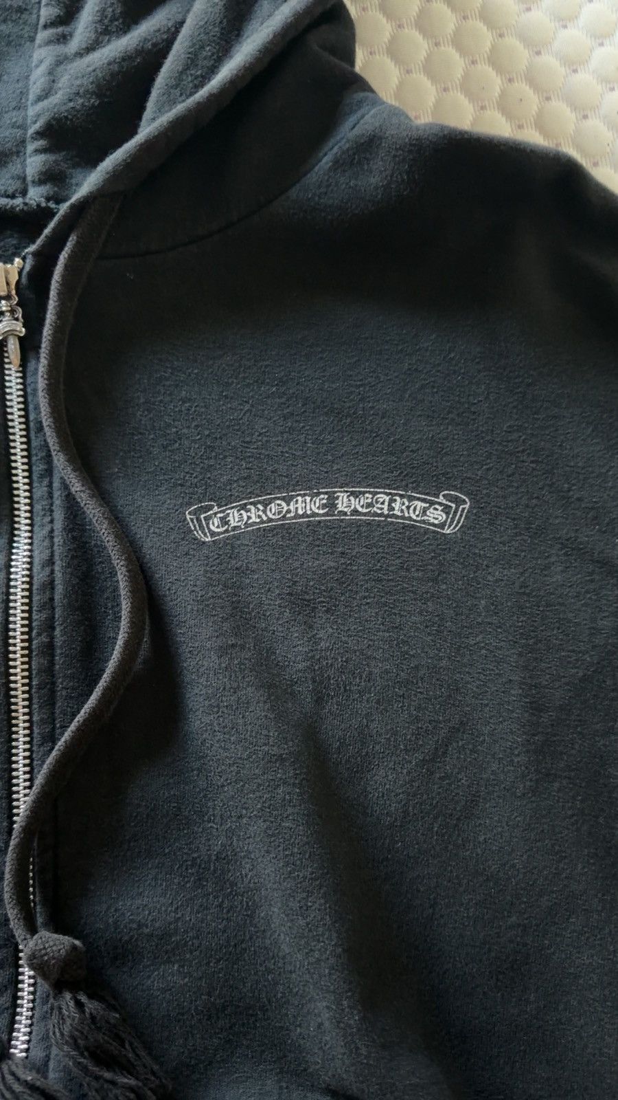 Chrome Hearts Chrome Hearts Scroll Script Logo Zip Up Size US M / EU 48-50 / 2 - 4 Thumbnail