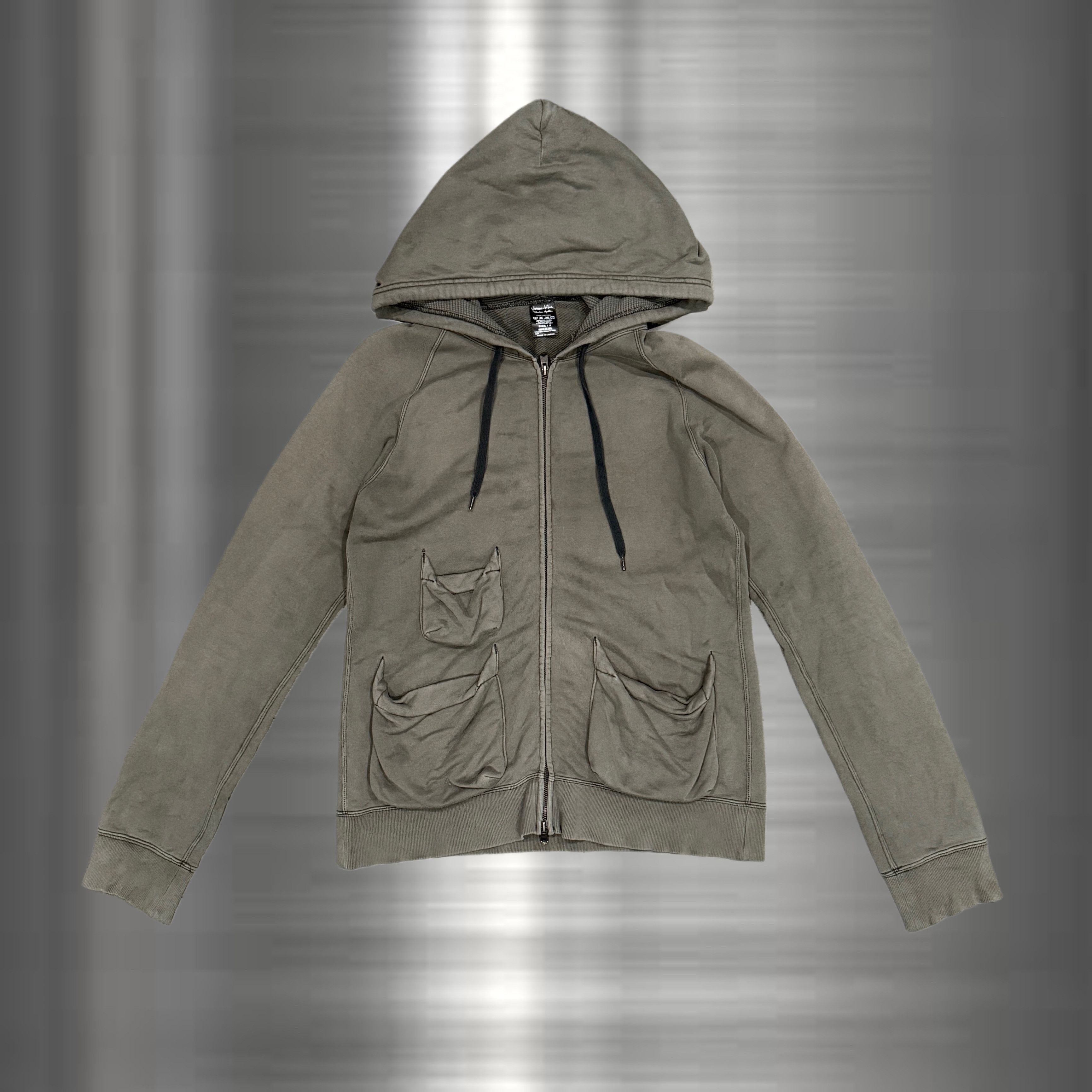 Pre-owned Number N Ine X Takahiromiyashita The Soloist Number (n)ine Ss05 Three Pocket Cargo Hoodie In Green