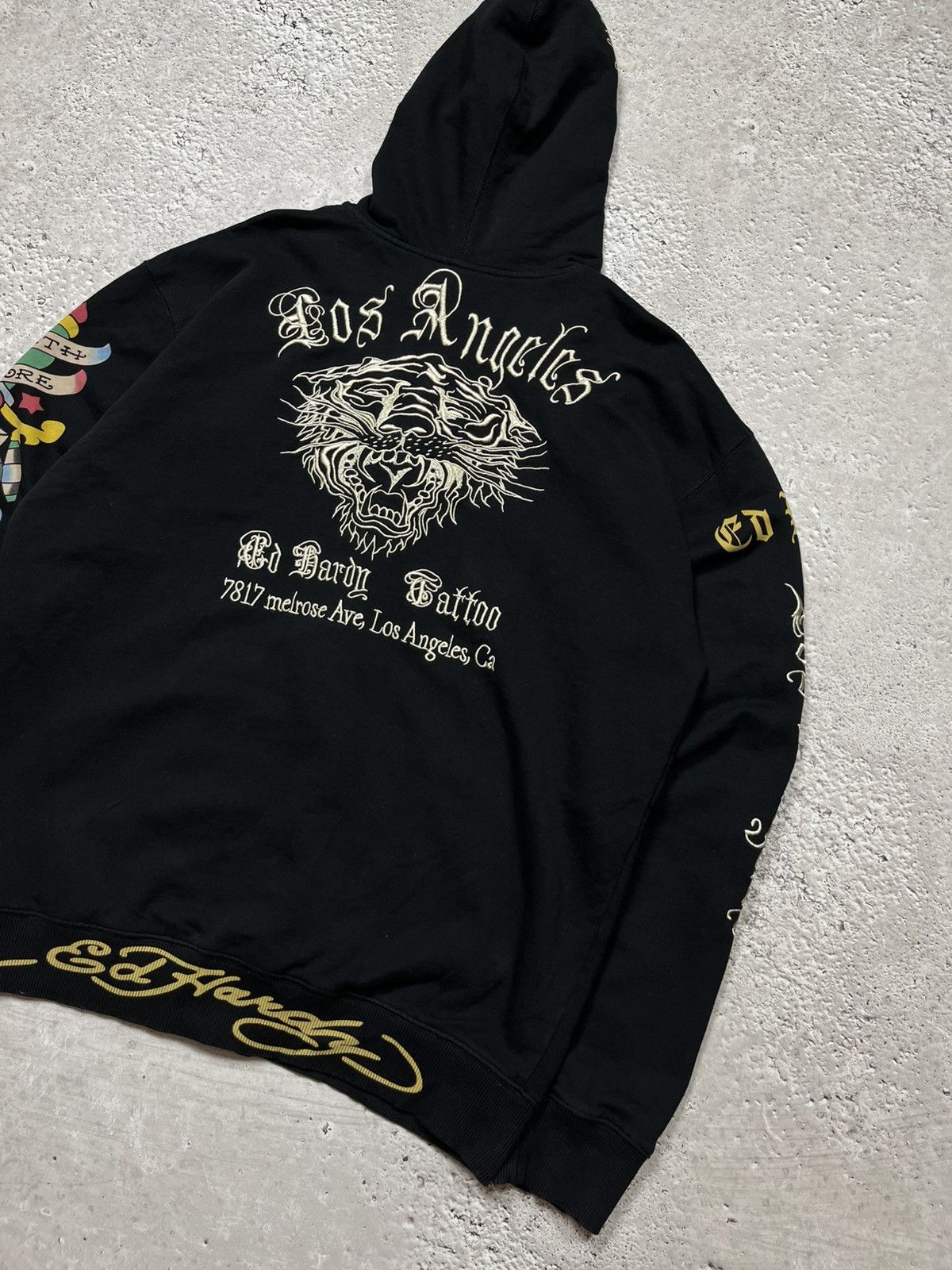 Ed Hardy Ed Hardy XL Zip Hoodie Made in USA with Embroidered Logos Size US XL / EU 56 / 4 - 15 Thumbnail