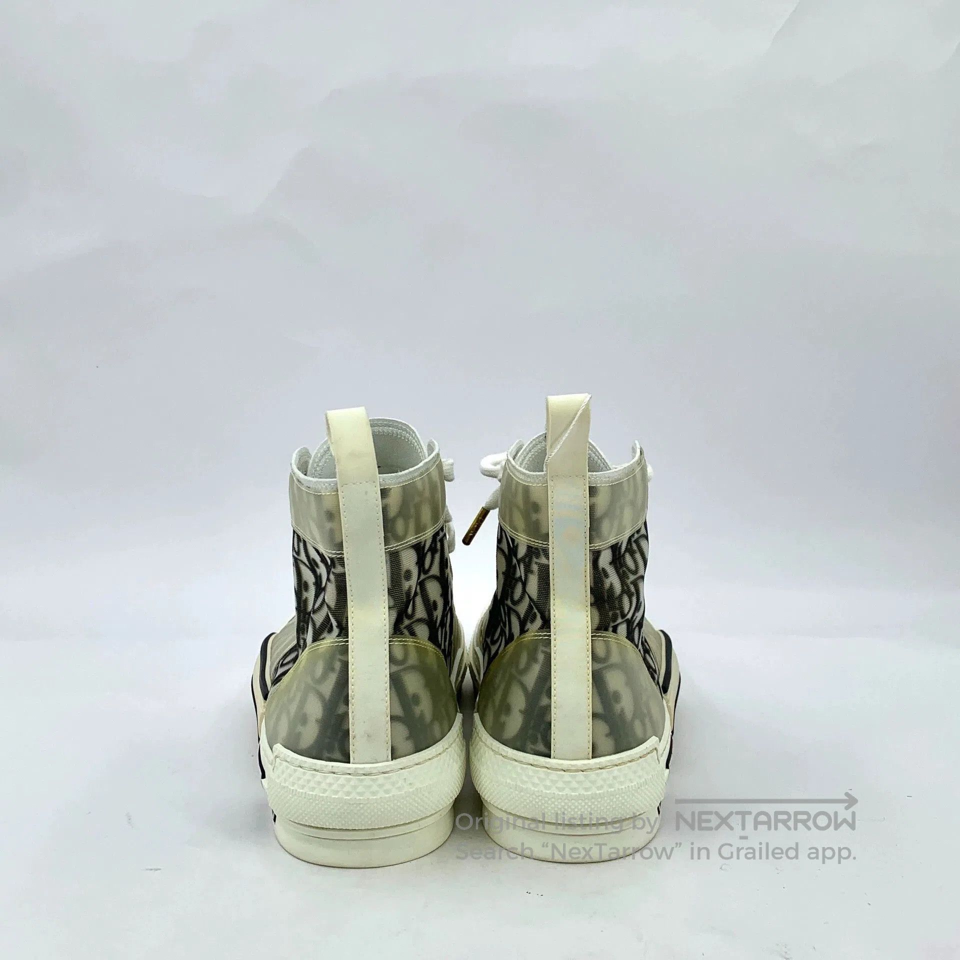 Dior Dior B23 Logo Print High-Top Sneakers. Size US 11.5 / EU 44-45 - 4 Thumbnail