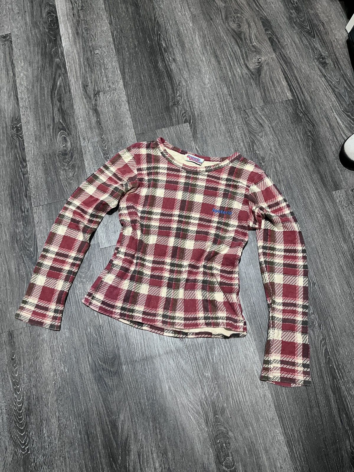 Hysteric Glamour Vintage Flannel Plaid Longsleeve Hysteric Glamour Y2K Punk Size XS / US 0-2 / IT 36-38 - 1 Thumbnail