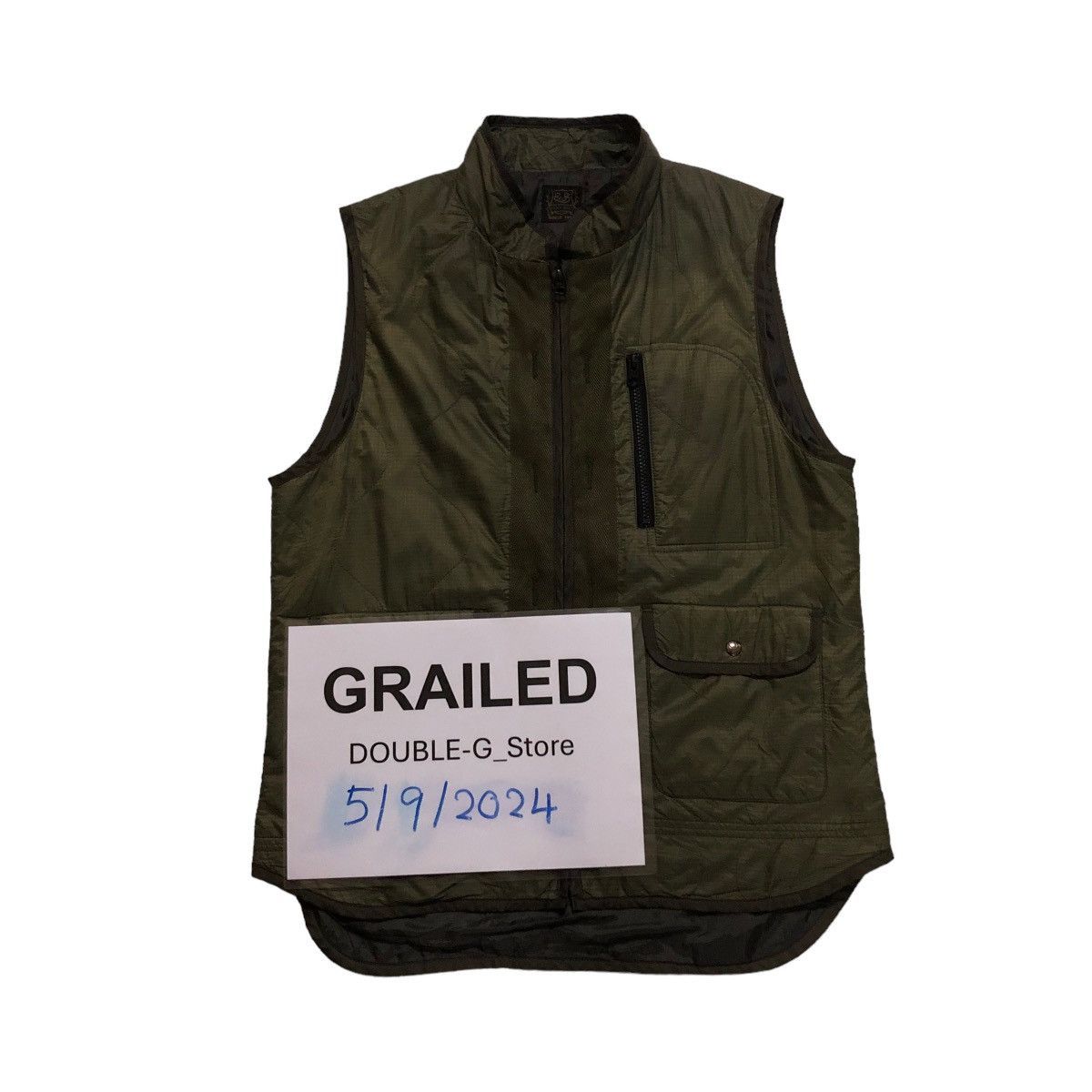 📌VINTAGE LIGHT PUFFER VEST BIKER JACKET EDWIN