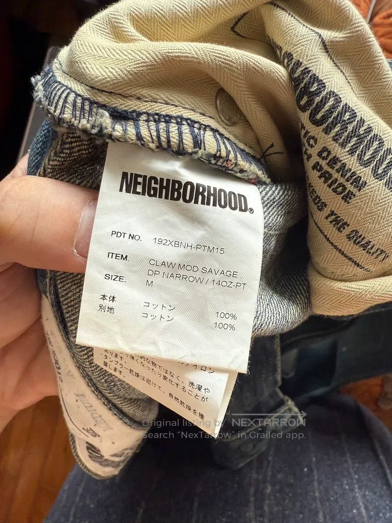 Neighborhood Neighborhood size M King Denim Jeans, Washed Patch Version Size US 27 - 5 Thumbnail
