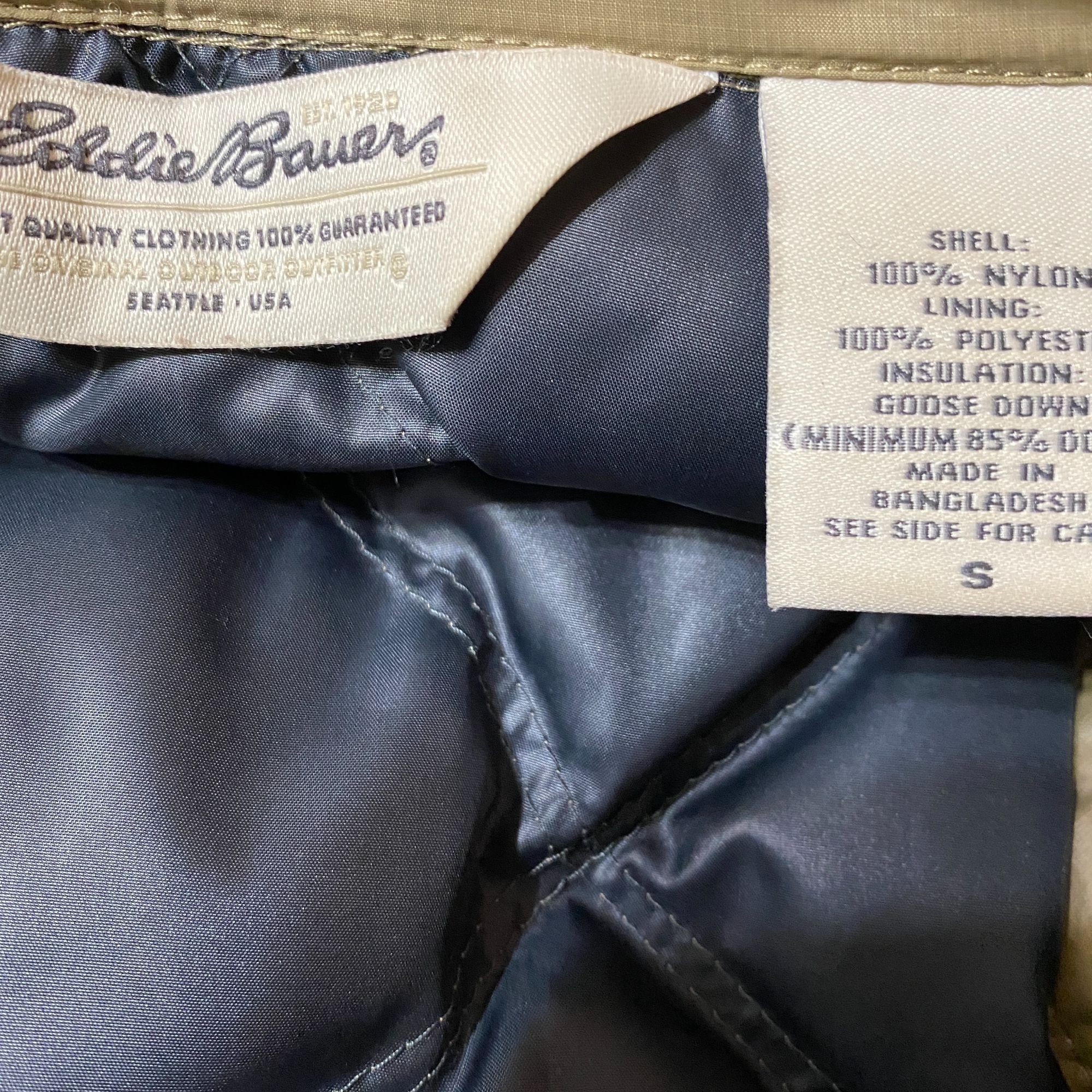 Eddie Bauer Eddie Bauer Quilted Zip Up 3/4 Down Coat S Size S / US 4 / IT 40 - 7 Thumbnail