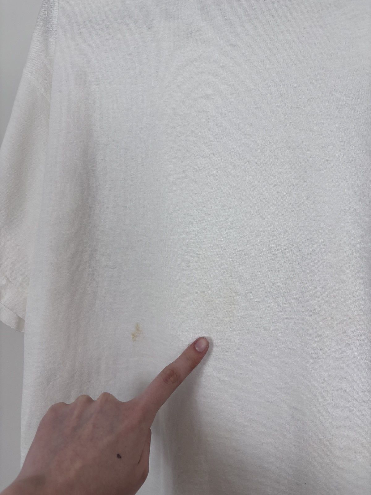 Anvil Vintage 1993 Genuine Antique Person White Single Stitch Tee Size US XL / EU 56 / 4 - 16 Thumbnail