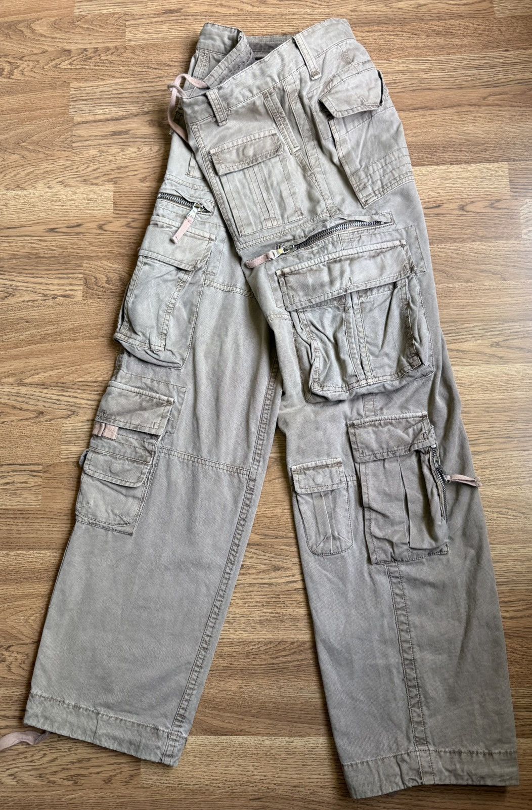 Dolce & Gabbana Archive 2003 D&G Dolce & Gabbana 18 Pocket Cargo Pants Rare Size US 32 / EU 48 - 3 Thumbnail