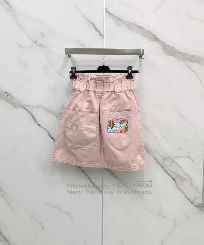 Louis Vuitton Fendi Pink Cotton Women's Skirt . Size 23" - 1 Thumbnail