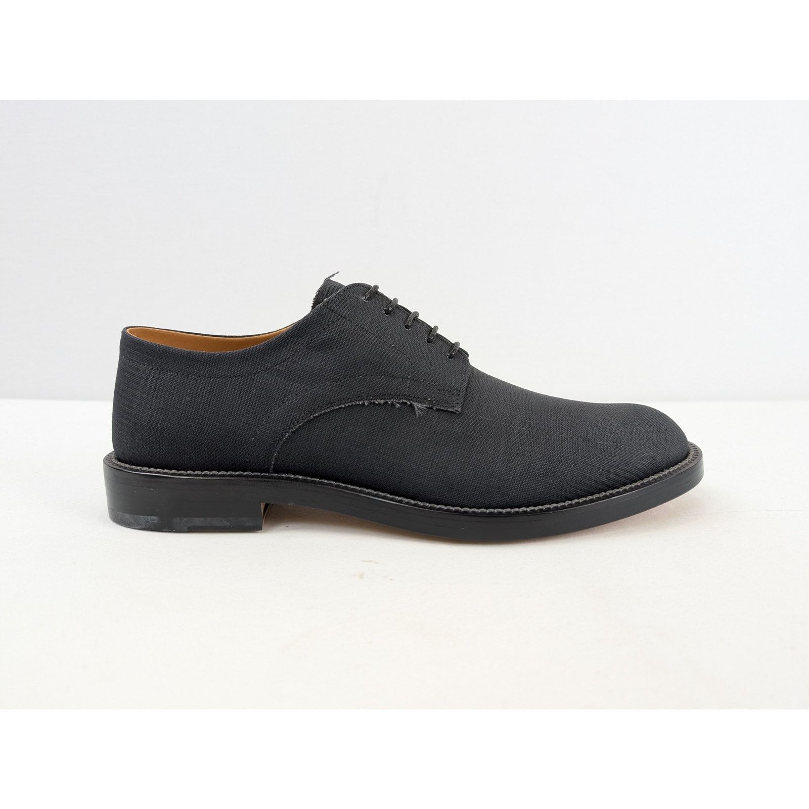 Maison Margiela o1rshd1 Lace-Up Leather Derbys in Nero Size US 7 / EU 40 - 5 Thumbnail