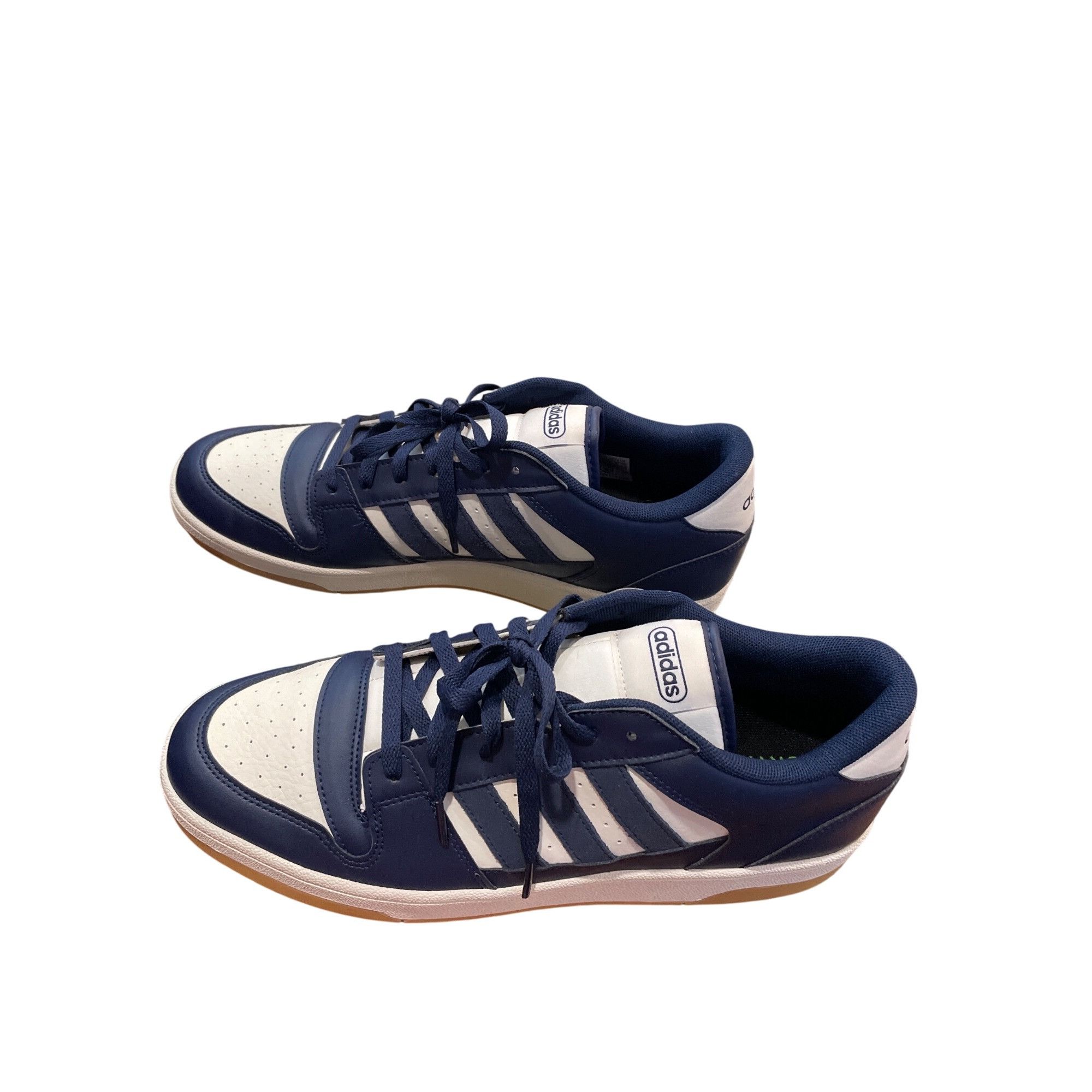 Adidas Adidas Break Start mens navy white gum low top sneakers sz 1 Size US 13 / EU 46 - 4 Thumbnail