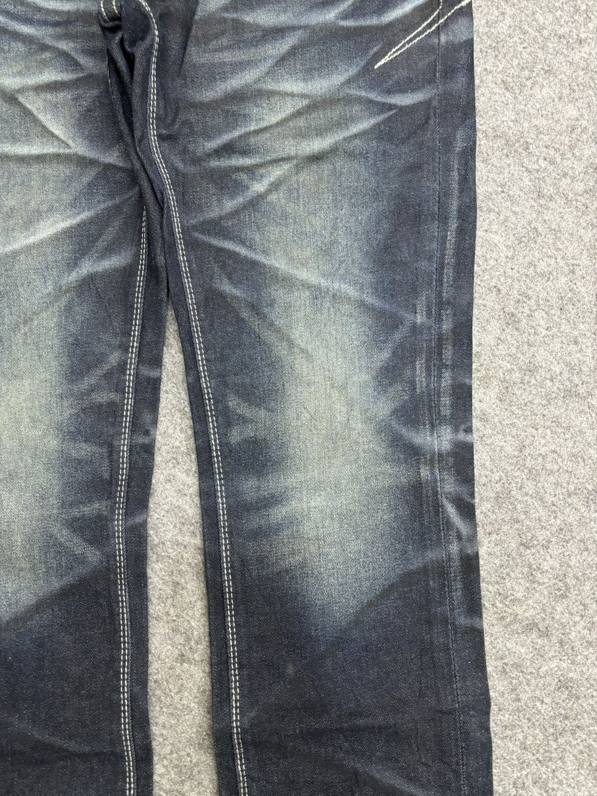 Seditionaries 💥Crazy Fades💥Archival Artisanal FUGA Skinny Fit Denim F570 Size US 31 - 6 Thumbnail