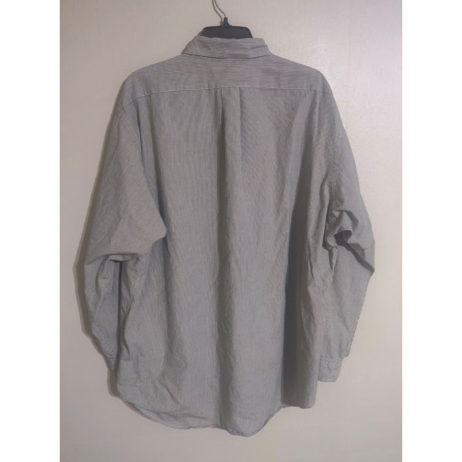 Polo Ralph Lauren Polo Ralph Lauren Yarmouth Shirt Dress Button Down Beige L/S 17 34/35 Men's Size 46R - 4 Thumbnail