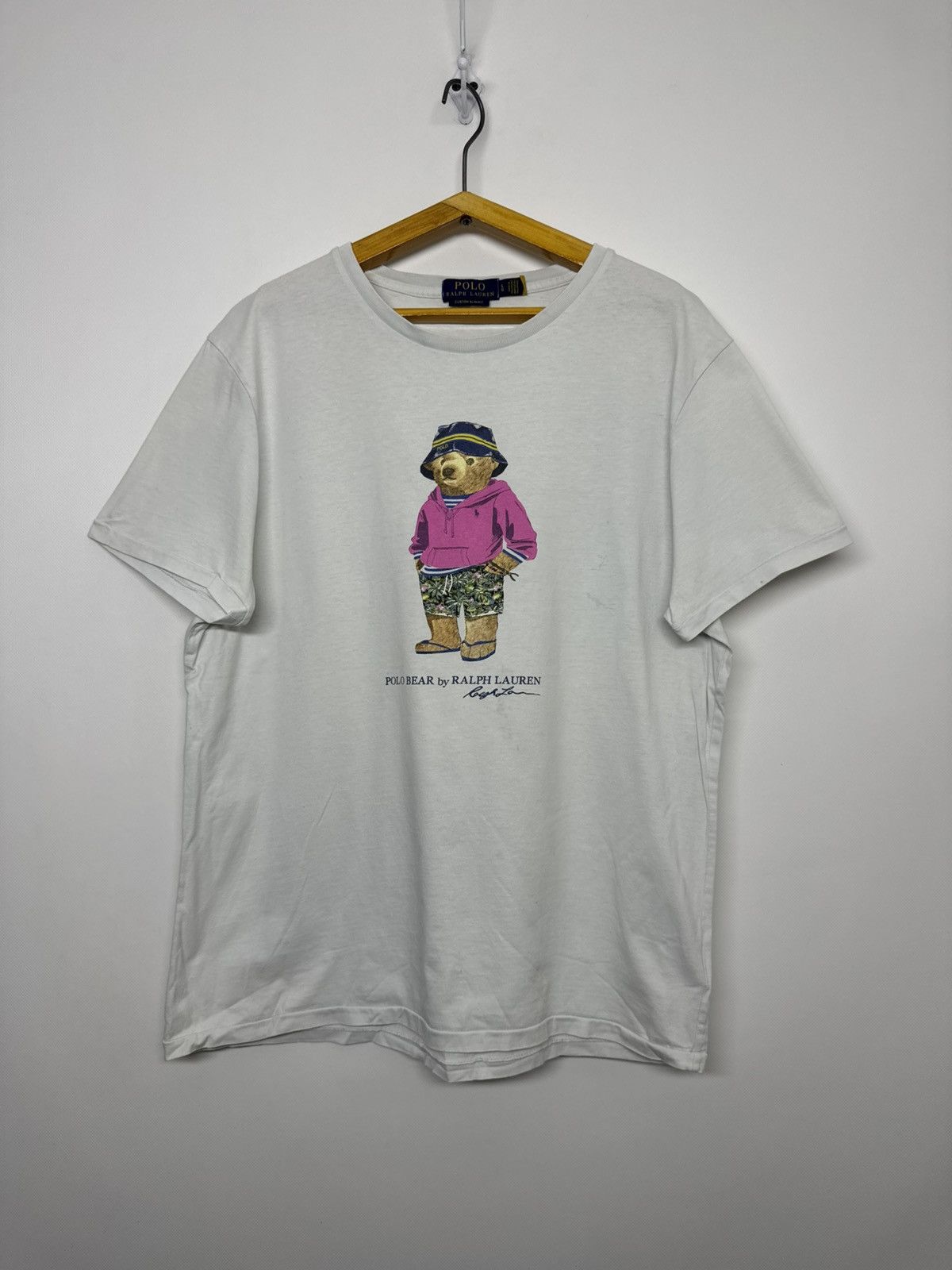 Polo Ralph Lauren Vintage Luxury Polo Ralph Lauren Bear tee Size US L / EU 52-54 / 3 - 1 Thumbnail
