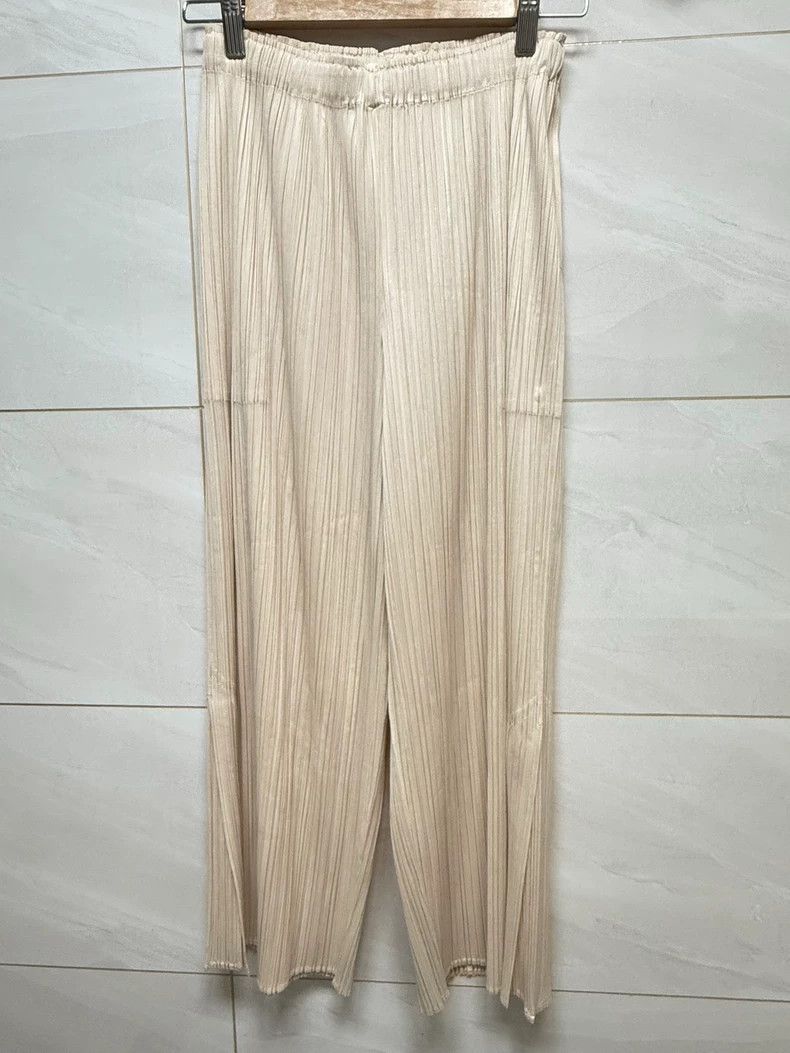 Issey Miyake Issey Miyake size:2 Apricot-colored pleated pants Size 42" / US 20 - 1 Thumbnail