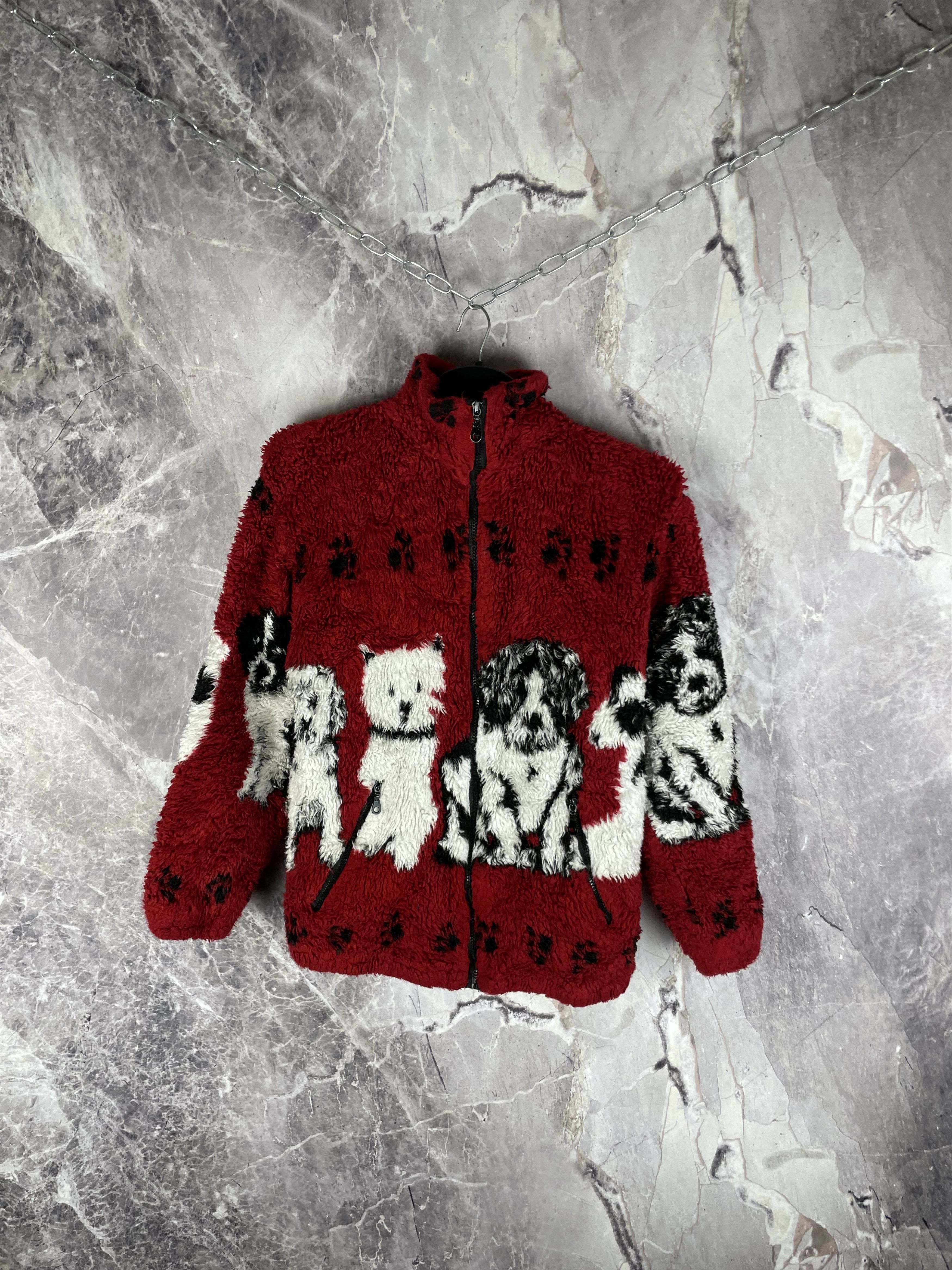 Vintage Vintage 90’s Animal Fleece Made in UK Jacket Size US M / EU 48-50 / 2 - 2 Thumbnail
