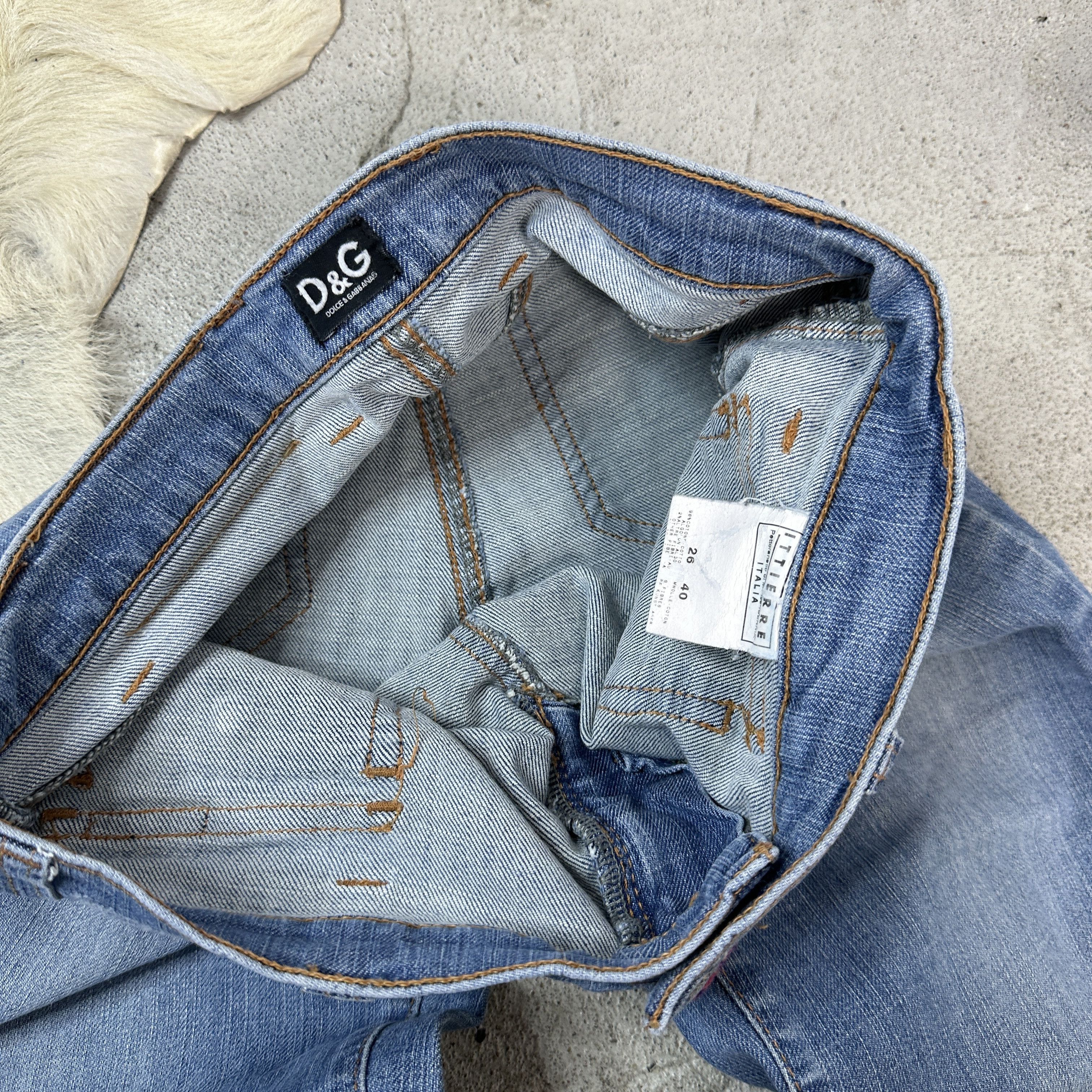Dolce & Gabbana × Vintage Skinny Jeans Vintage Dolce & Gabbana 00s Size 38" / US 16 / IT 52 - 3 Thumbnail