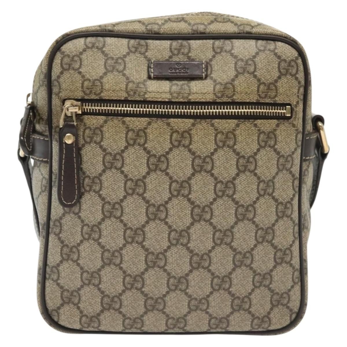 Gucci GUCCI GG Supreme Shoulder Bag Pvc Beige Gold Size ONE SIZE - 2 Thumbnail