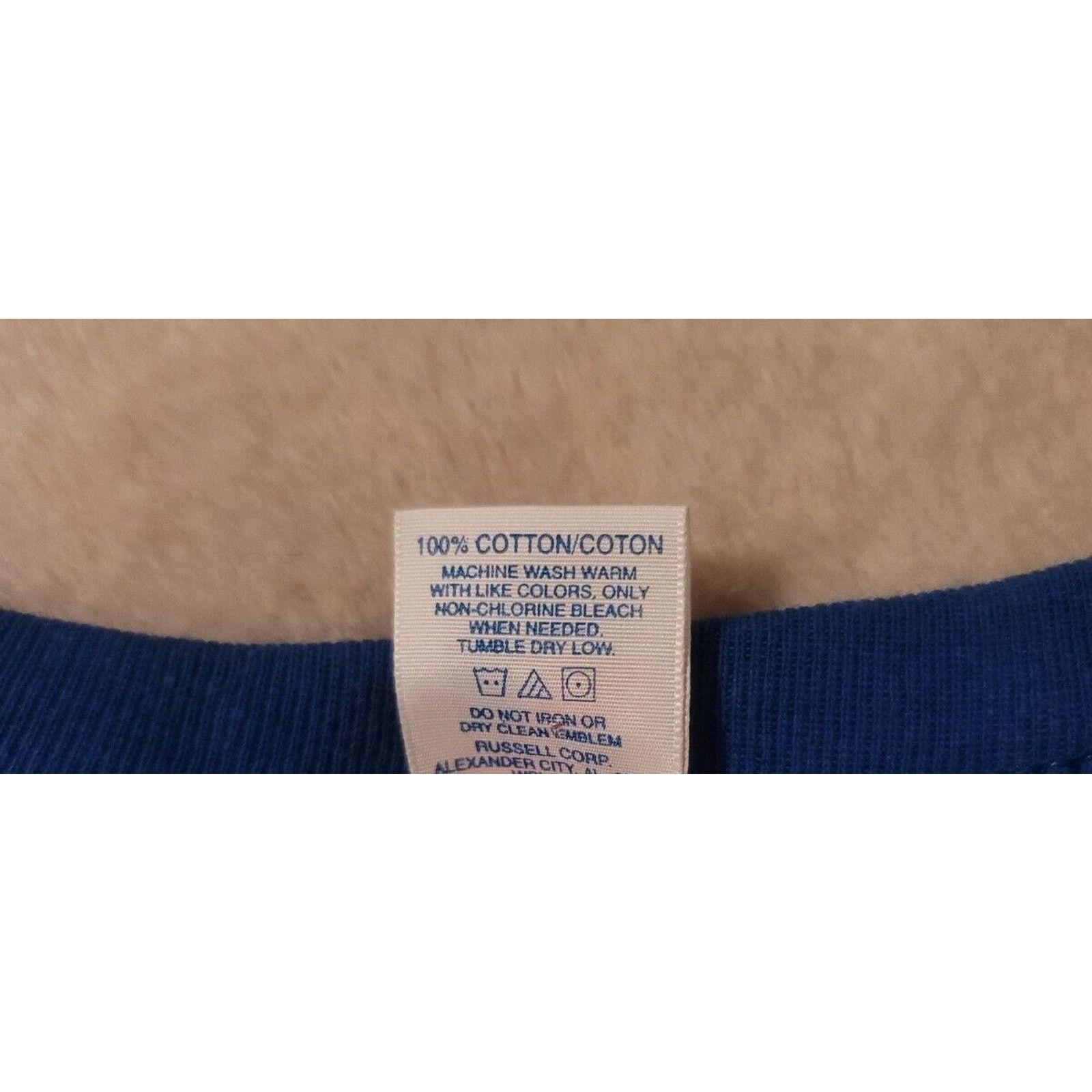 Russell Athletic UCLA Bruin t shirt gold on blue. XL Size US XL / EU 56 / 4 - 3 Thumbnail