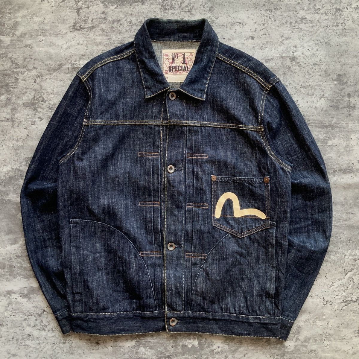 Evisu Evisu No.1 Special Type 1 Denim Jacket Size US M / EU 48-50 / 2 - 3 Thumbnail