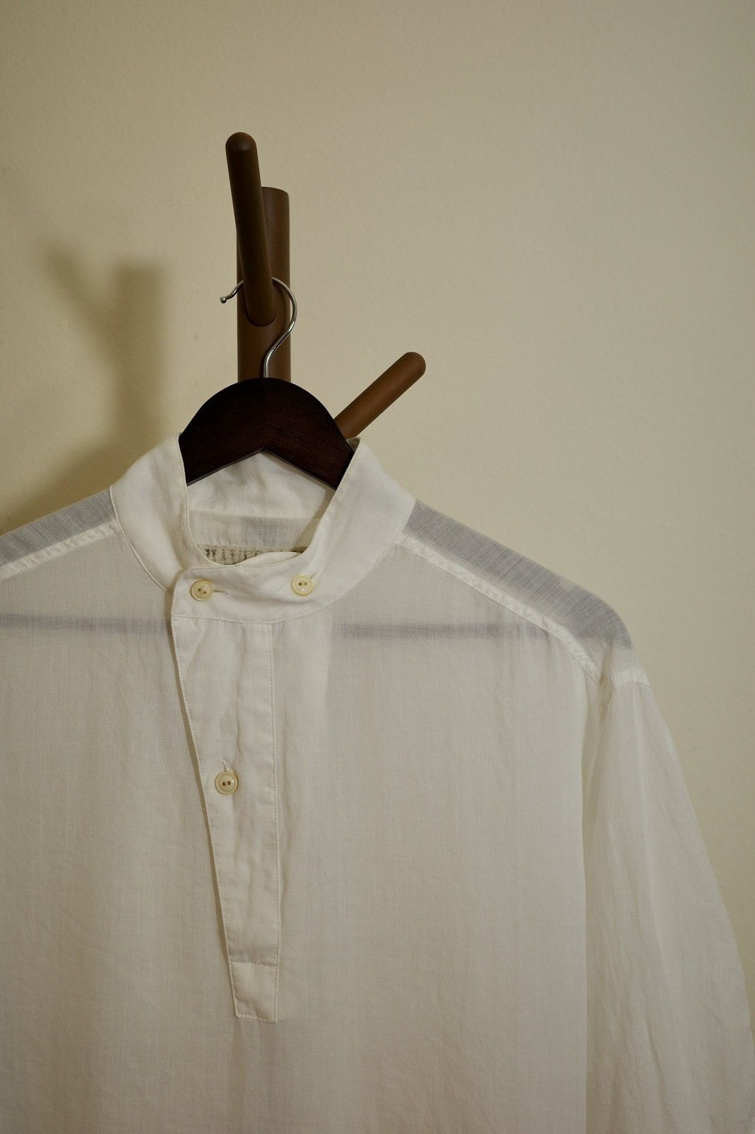 Haversack Haversack off-white linen French shirt Size US L / EU 52-54 / 3 - 1 Thumbnail
