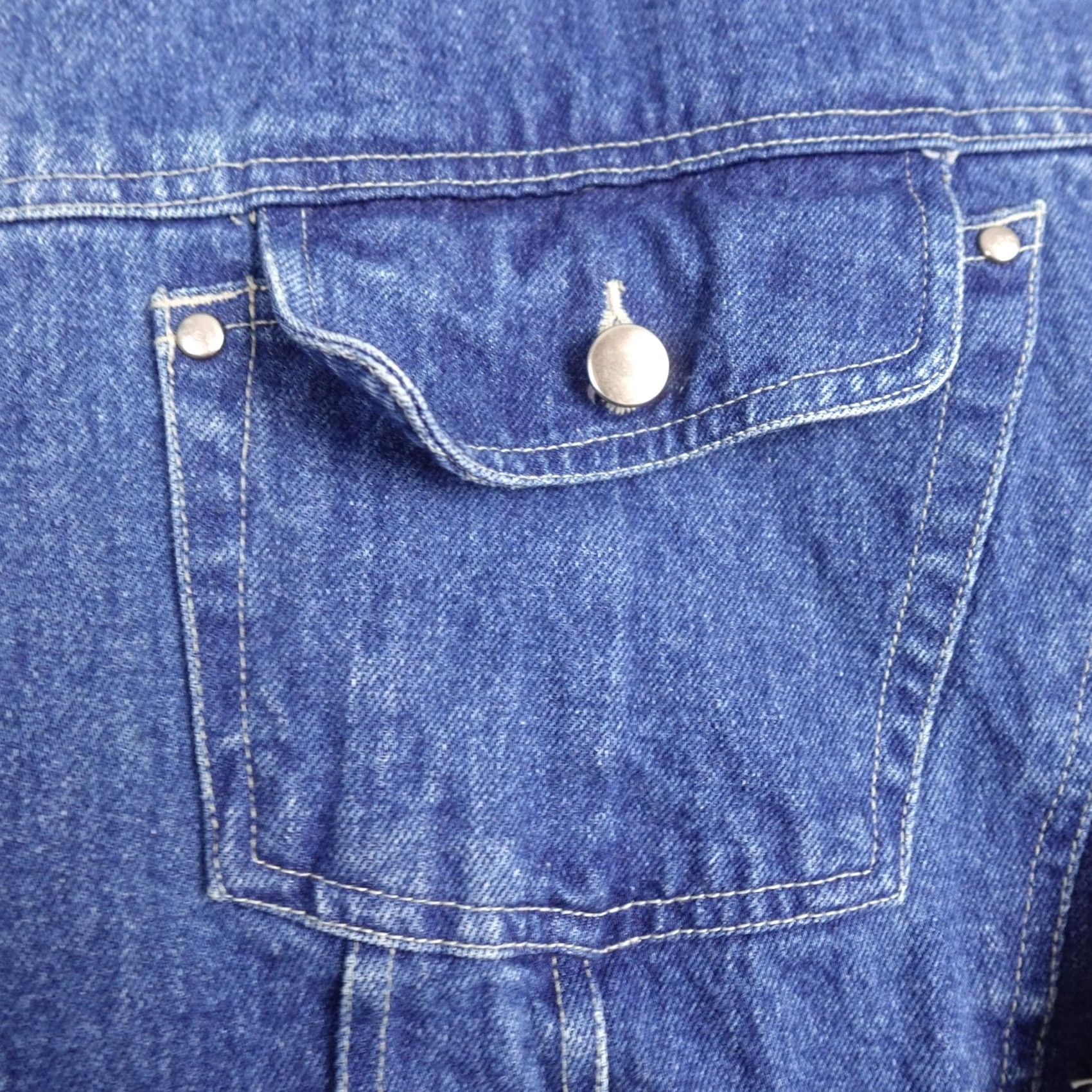 Wrangler Wrangler Jacket Mens XL Blue Denim Authentic Western Quilted Snap Lined Workwear Size US XL / EU 56 / 4 - 7 Thumbnail