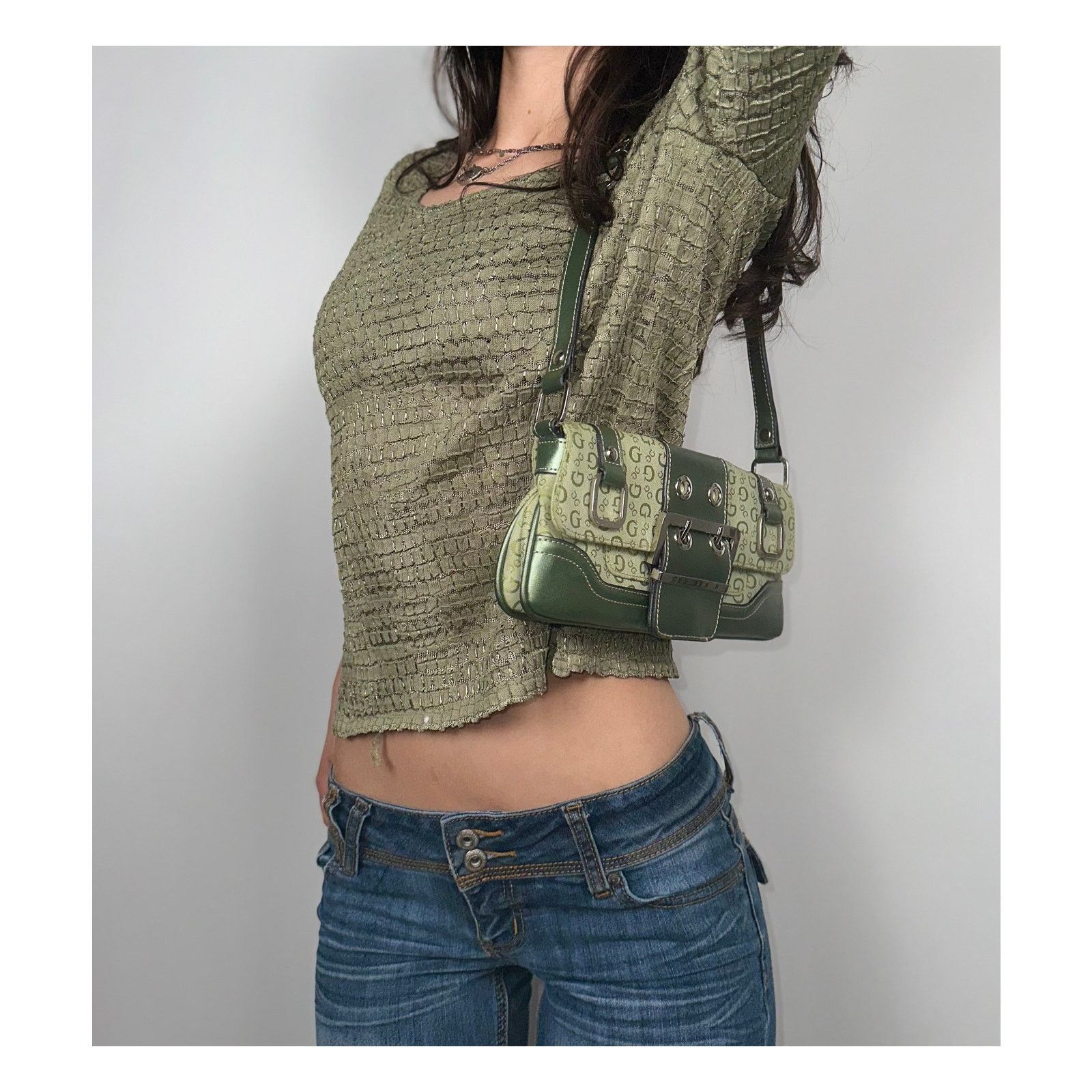 Other Rafael Olive Green Top Size S / US 4 / IT 40 - 2 Thumbnail