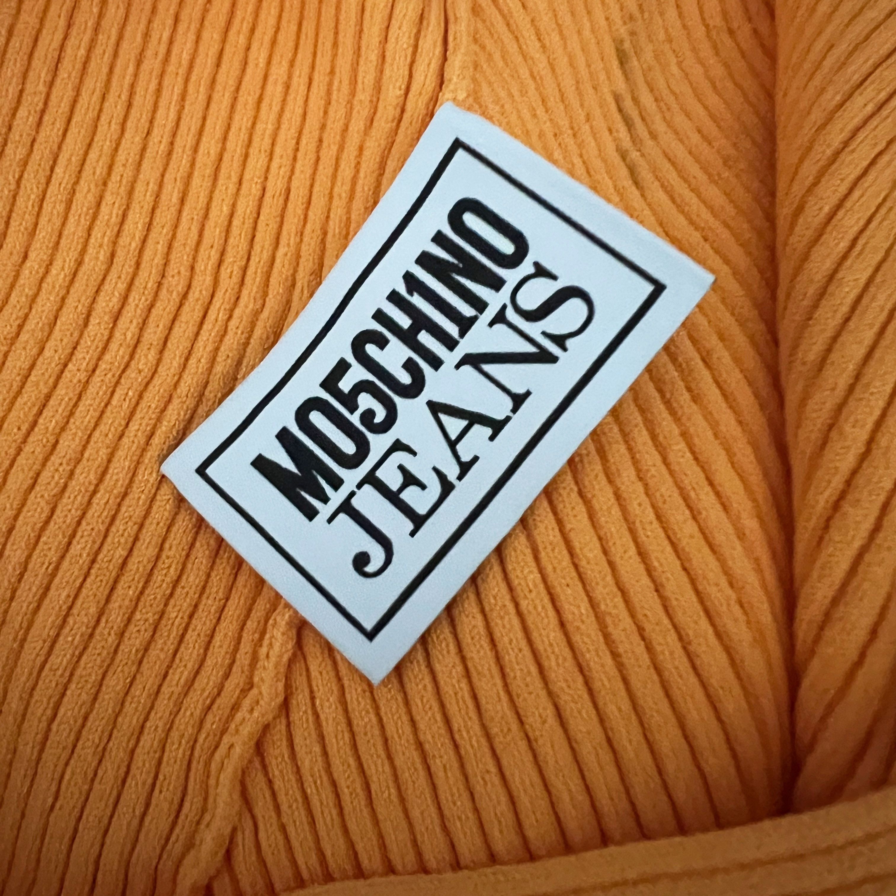 Moschino Moschino Jeans One Shoulder Ribbed Knit Size S / US 4 / IT 40 - 2 Thumbnail