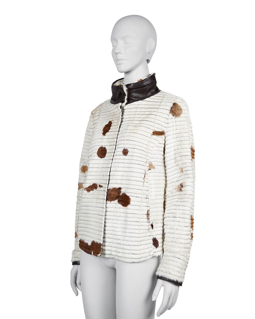 Emporio Armani Emporio Armani F/W2008 Cowhide Fur Jacket Size L / US 10 / IT 46 - 4 Thumbnail