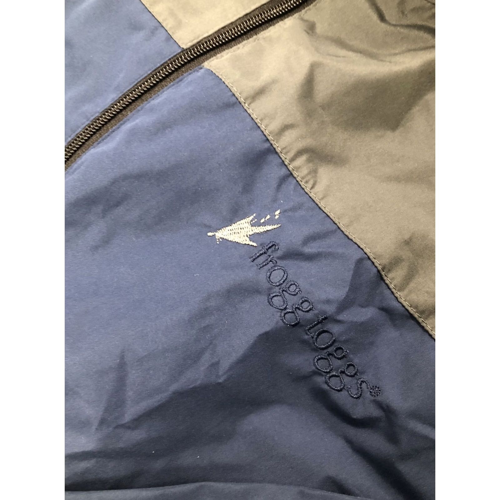 Vintage Frogg Toggs Sport Rain Jacket Hooded Windbreaker Gear Wear Sports Frog Blue Sz S Mens Jacket Rainwear Waterproof Windproof Lightweight Zip Regular Size US S / EU 44-46 / 1 - 4 Thumbnail