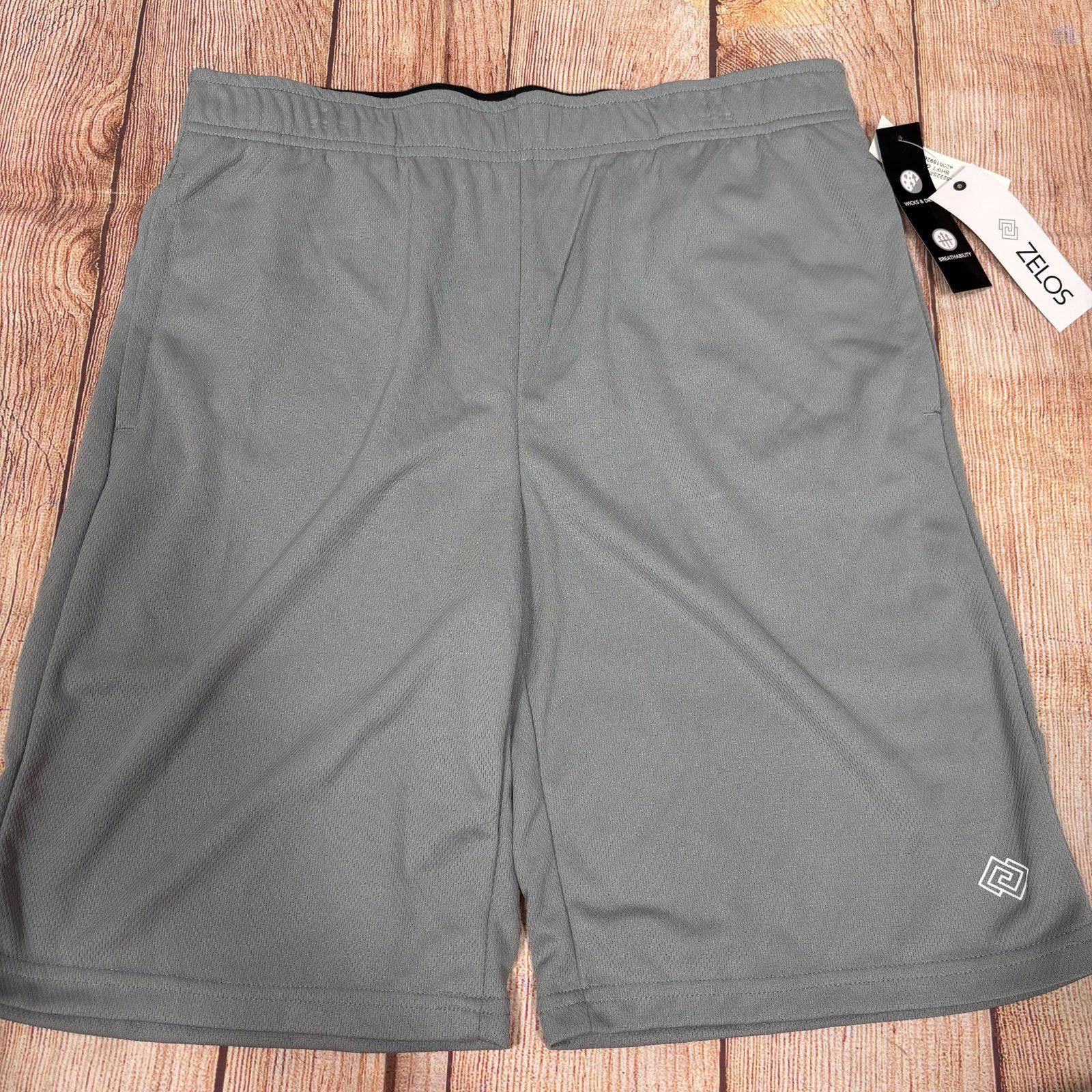 Zylos George Machado Zelos Men's Athletic Shorts Gray, Size L NWT Size US 34 / EU 50 - 1 Thumbnail