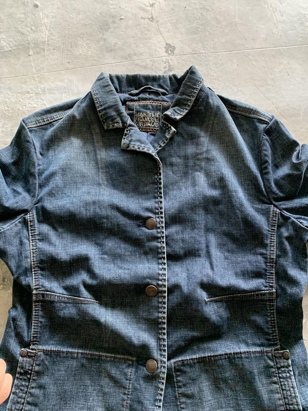Designer × Marithe + Francois Girbaud RARE VINTAGE marithe francois girbaud MFG denim jacket/coat Size US M / EU 48-50 / 2 - 3 Thumbnail