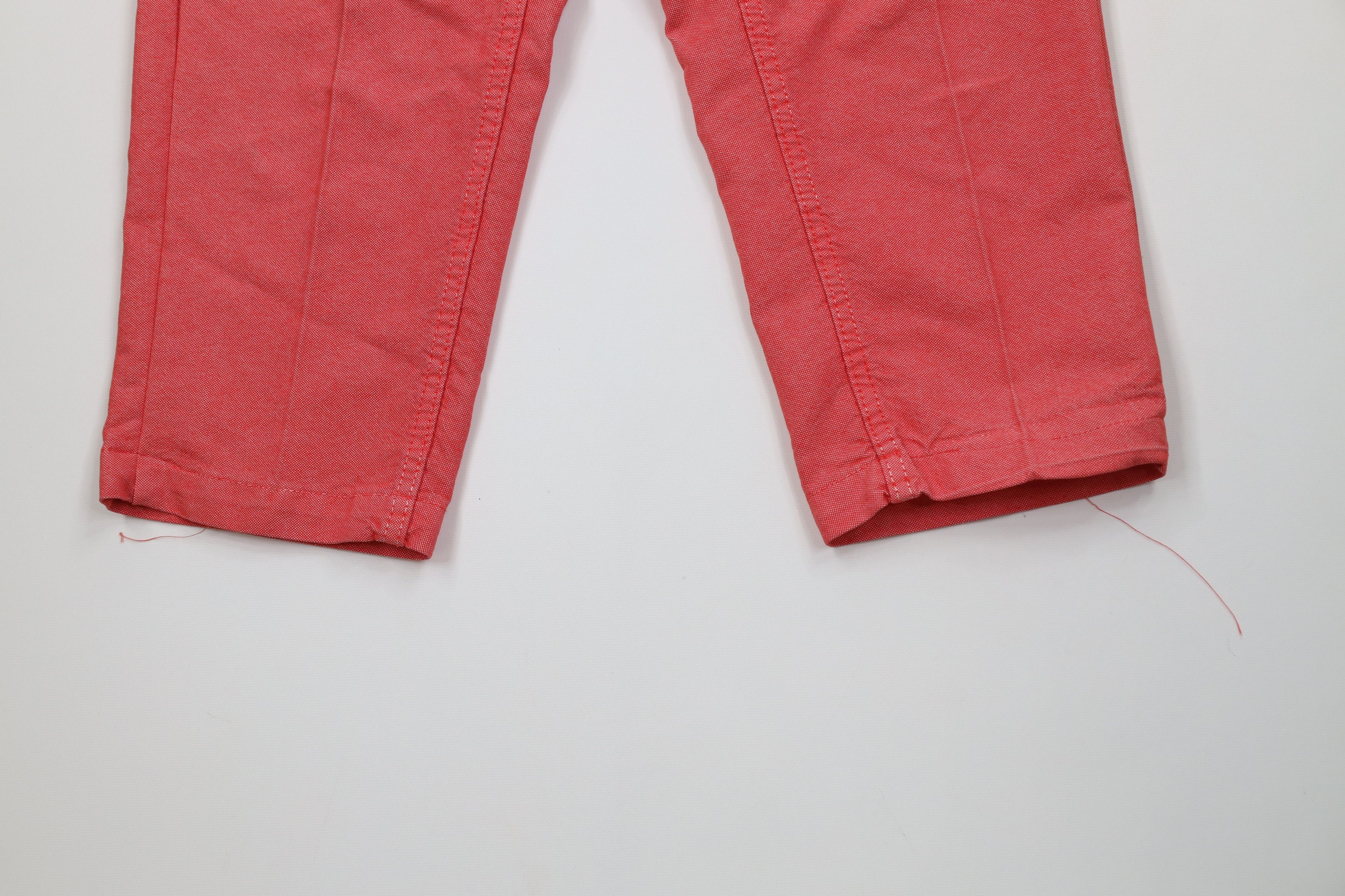 Levi's Vintage Y2K 2002 Levis 577 Capris Pants Salmon Pink USA Size 32" / US 10 / IT 46 - 4 Thumbnail