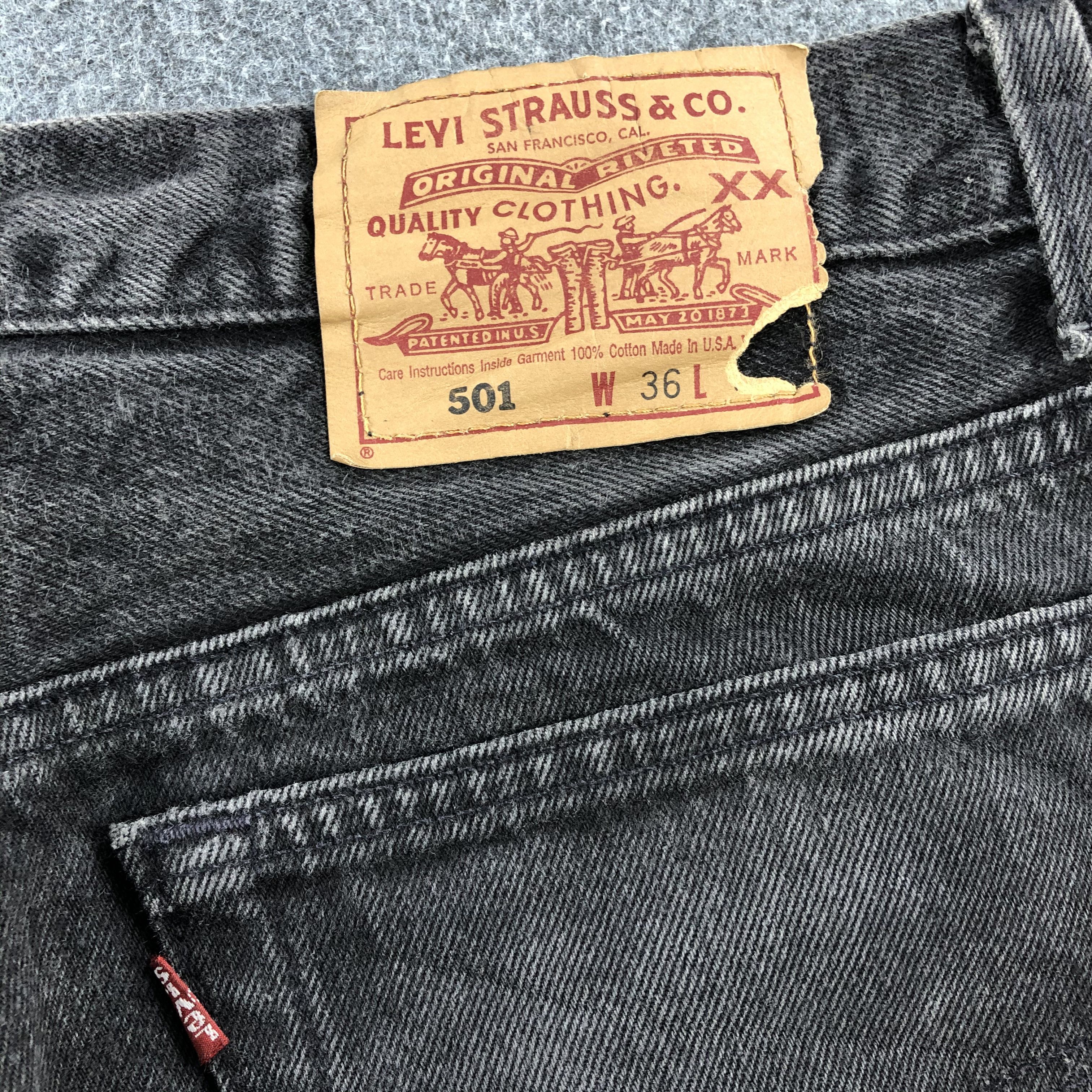 Levi's 90s Vintage Levis 501 Earth Tone Jeans-JM1645 Size US 36 / EU 52 - 6 Thumbnail