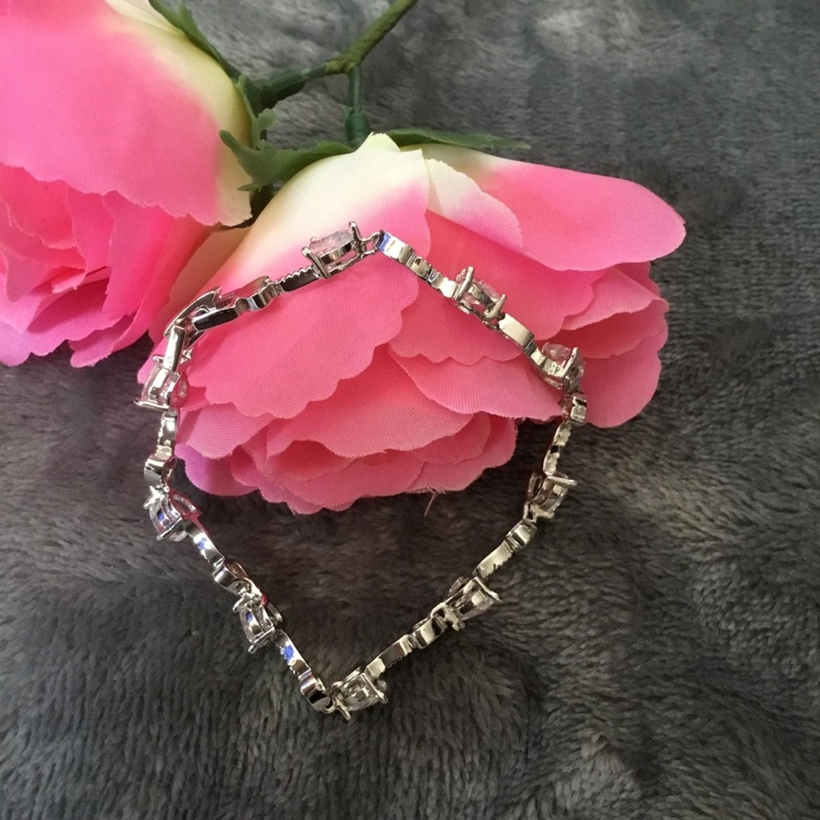 Other Silver Multi-Star and Heart Bracelet Size ONE SIZE - 4 Thumbnail