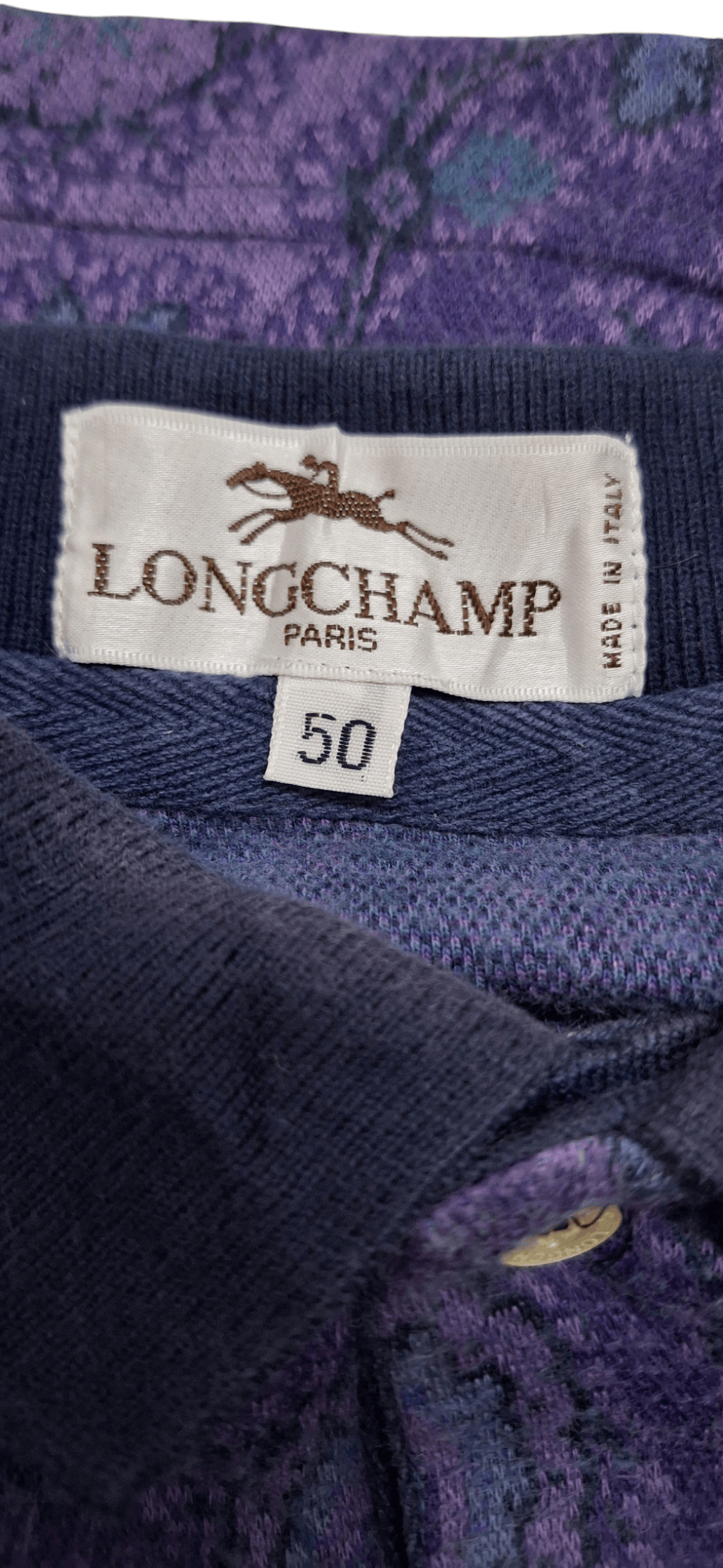 Longchamp × Vintage Vintage Longchamp Paris Paisley Wool Cotton Size US M / EU 48-50 / 2 - 10 Thumbnail