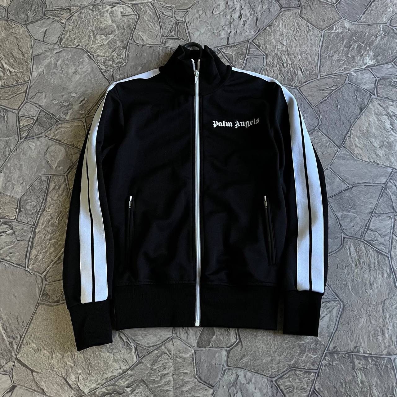 Palm Angels Palm Angels Track Jacket Black Size US XXS / EU 40 - 1 Thumbnail