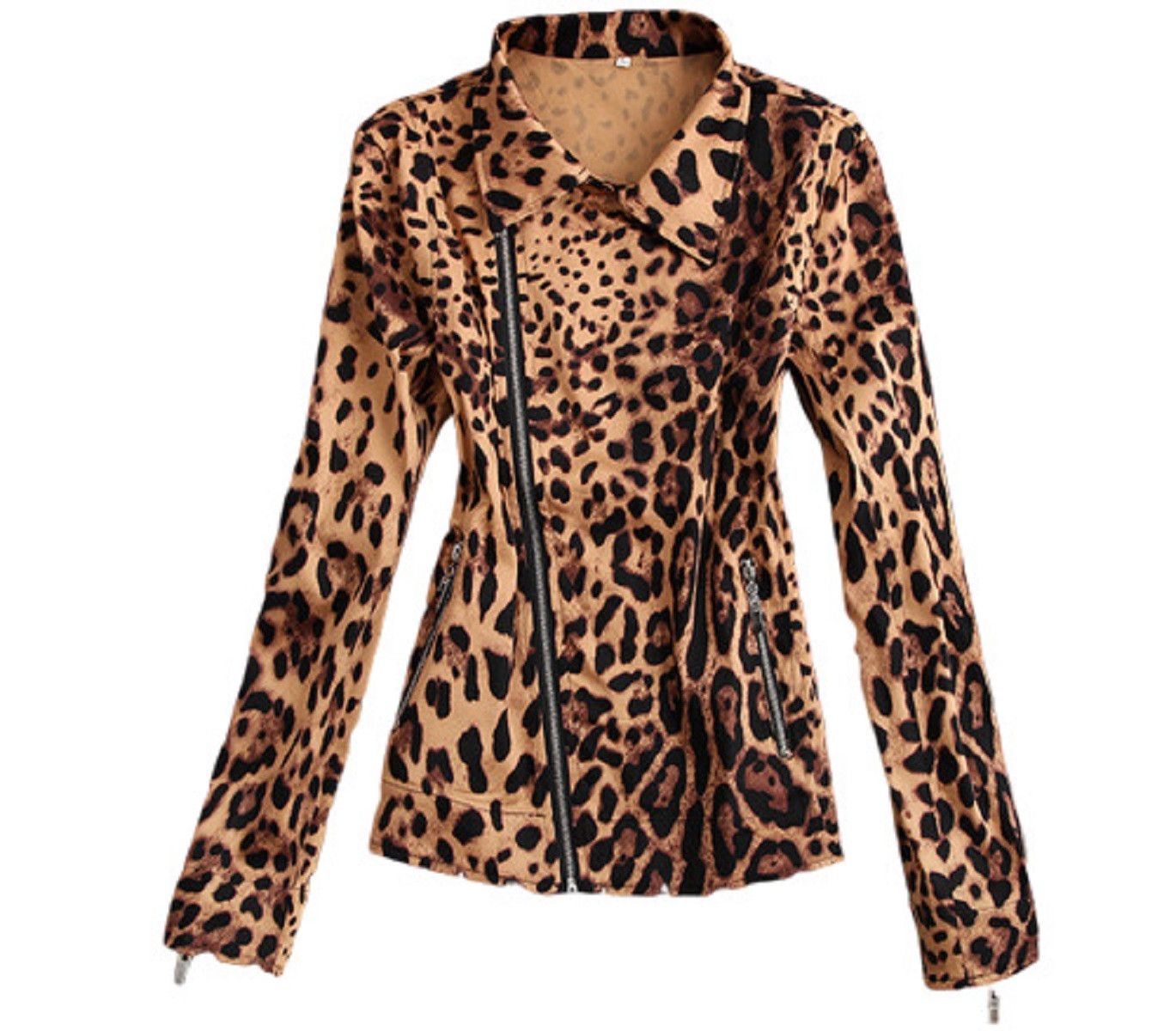Other Plus sizes jackets vintage leopard floral women jacket Size L / US 10 / IT 46 - 1 Thumbnail