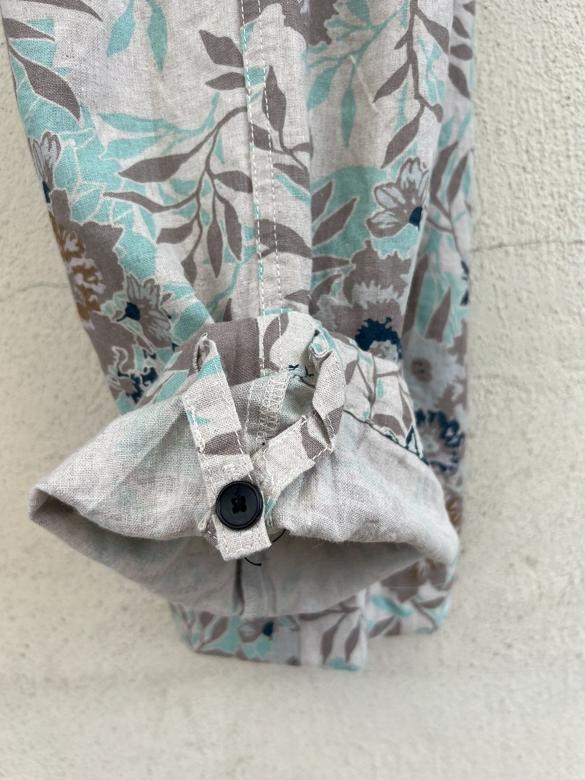 ABAHOUSE Vintage Abahouse Japan 100% Linen Floral Trouser Pant Size US 31 - 22 Thumbnail