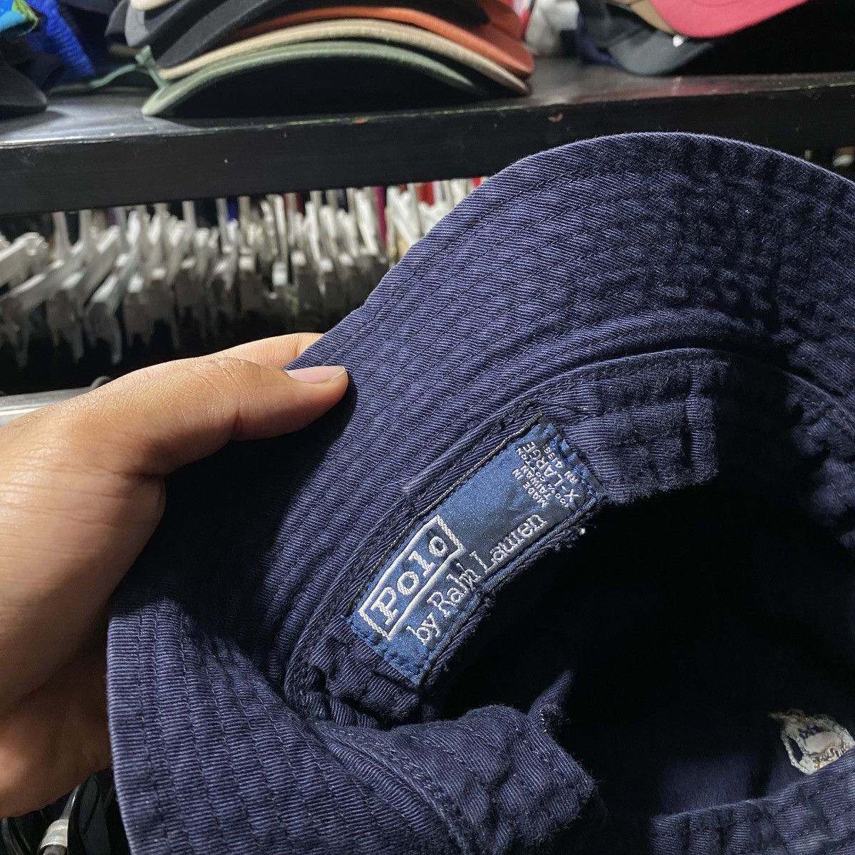 Polo Ralph Lauren × Vintage Vintage Polo Bear Polo by Ralph Lauren Buckethat Size ONE SIZE - 3 Thumbnail