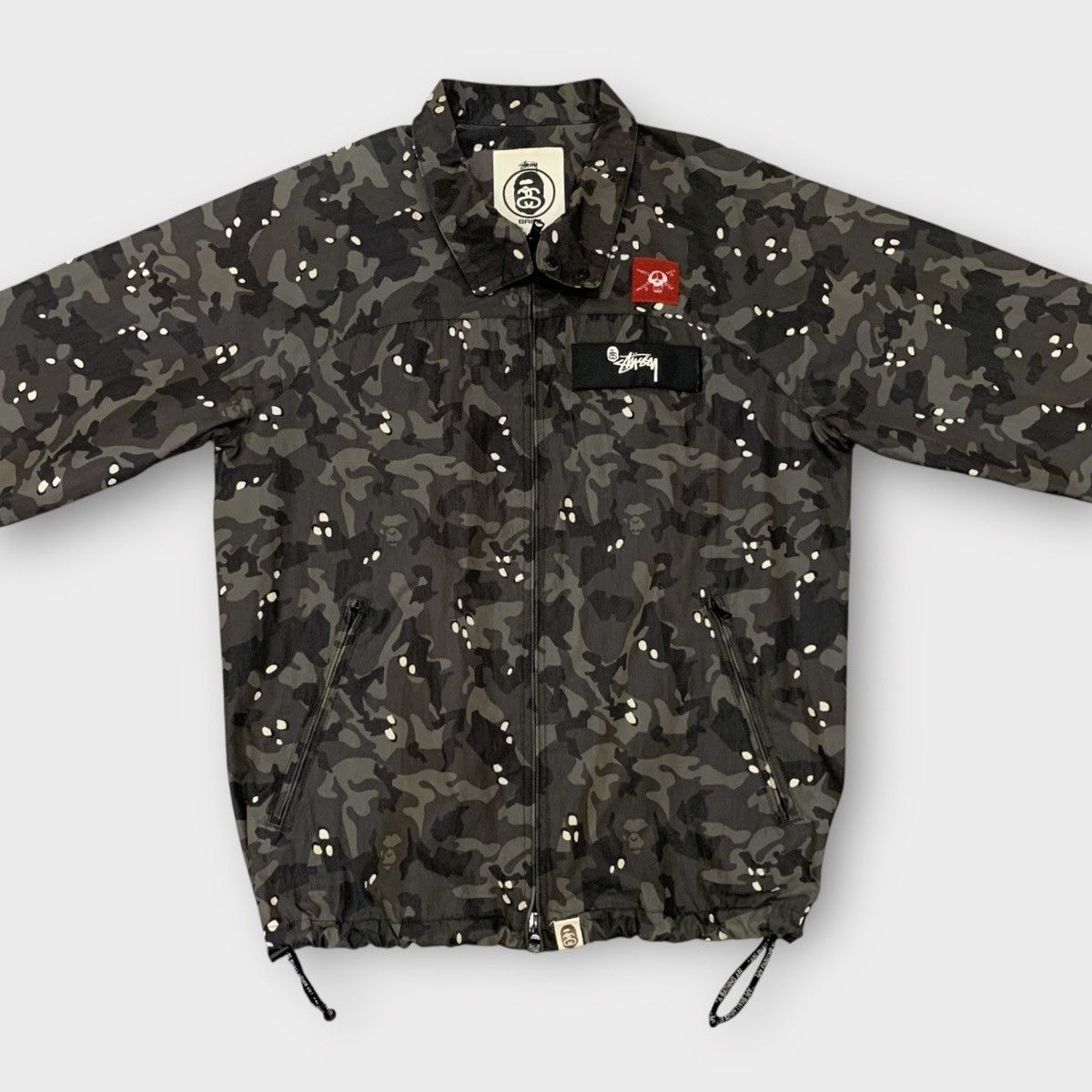 Bape × Stussy A BATHING APE X STUSSY COLLABORATION CAMO JACKET Size US M / EU 48-50 / 2 - 6 Thumbnail