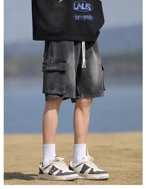 Japanese Brand Kimura x Airi Street Vintage Loose Fit Denim Shorts Size US 32 / EU 48 - 6 Thumbnail