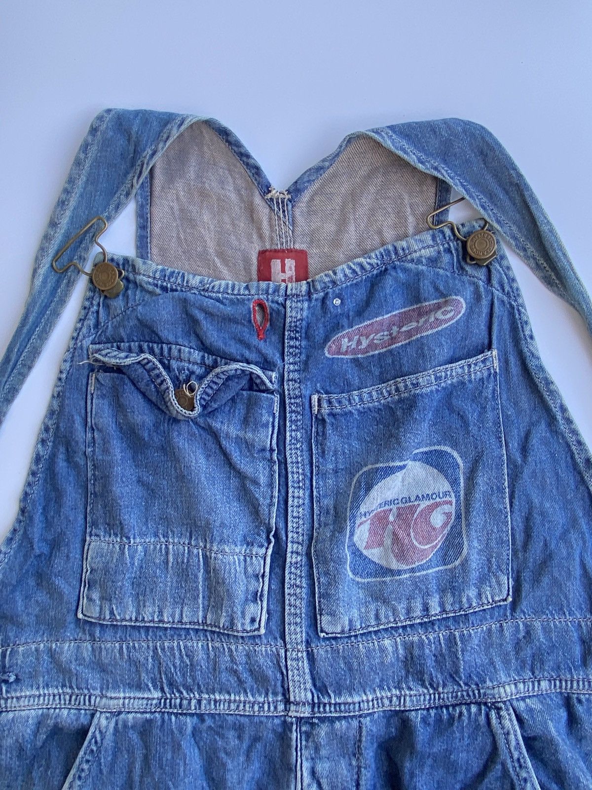 Other Vintage Hysteria Glamour Overalls Patchwork Clothing Blue M Size 32" / US 10 / IT 46 - 10 Thumbnail