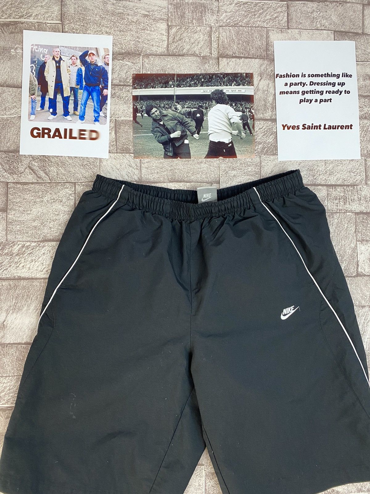 Nike × Vintage Vintage Nylon Nike Shorts Y2k style M Size US 32 / EU 48 - 4 Thumbnail