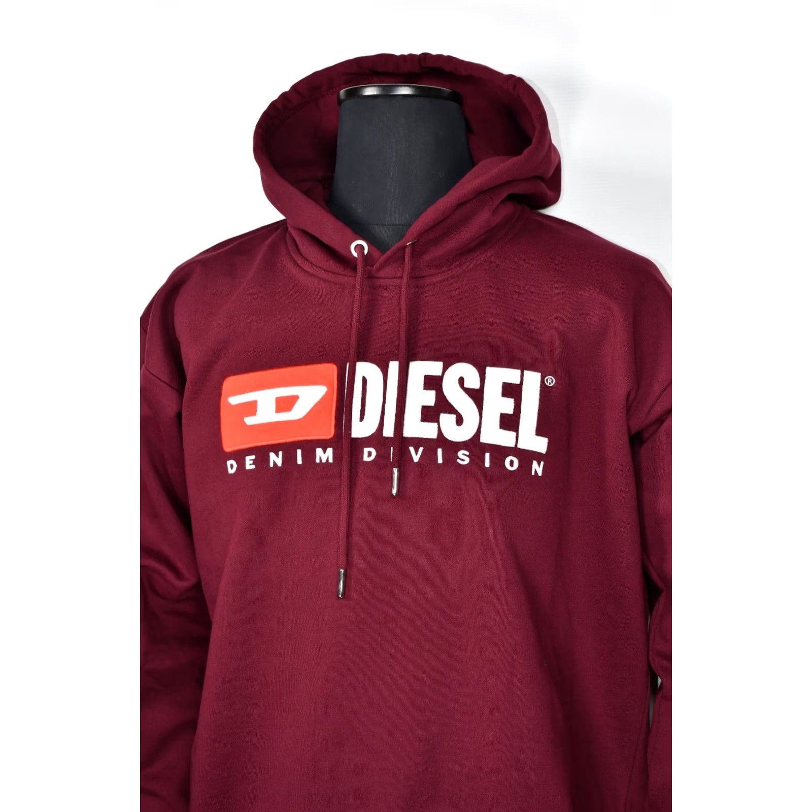 Diesel Diesel Sweatshirt Pullover Hooded M Red Cotton Logo Men Shirt Size US M / EU 48-50 / 2 - 4 Thumbnail